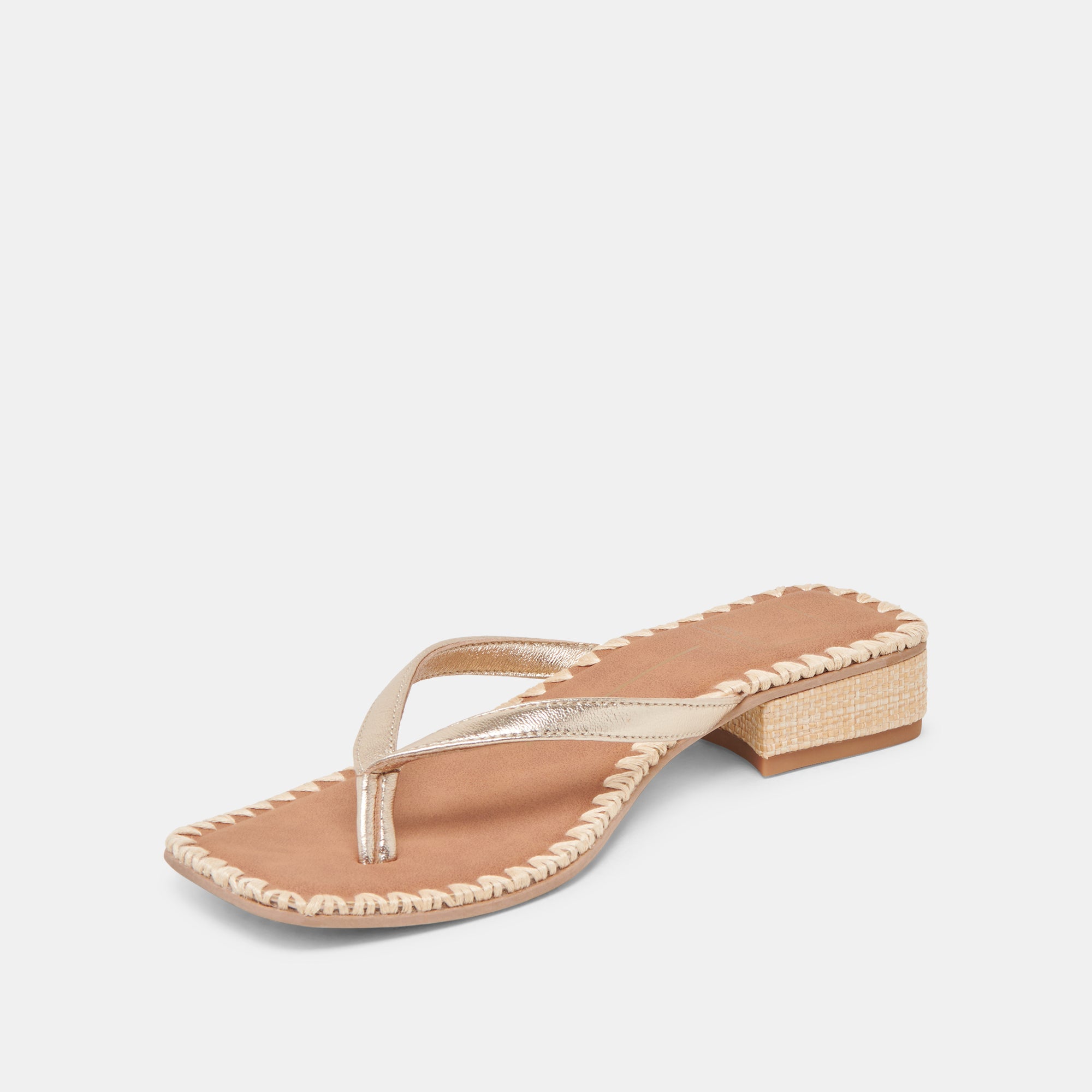 BARTY SANDALS GOLD METALLIC LEATHER - Image 6