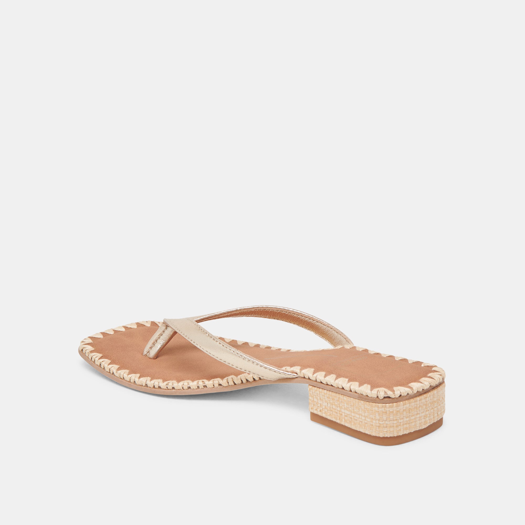 BARTY SANDALS GOLD METALLIC LEATHER - Image 7