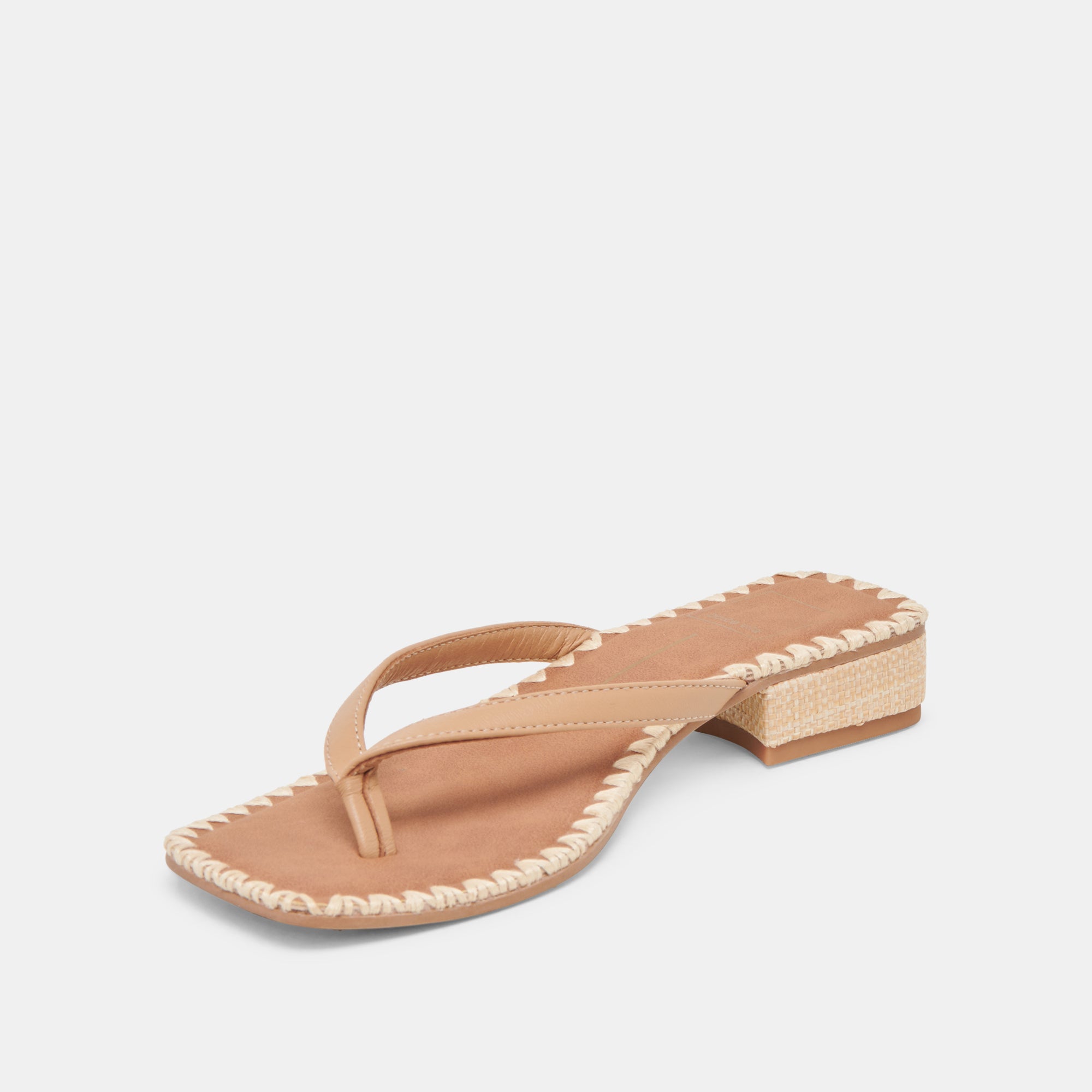 BARTY SANDALS LIGHT TAN LEATHER - Image 6