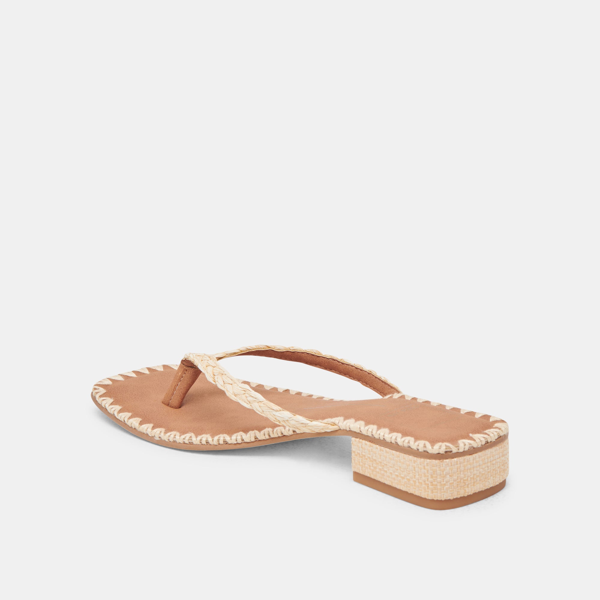 BARTY SANDALS LT NATURAL RAFFIA - Image 7