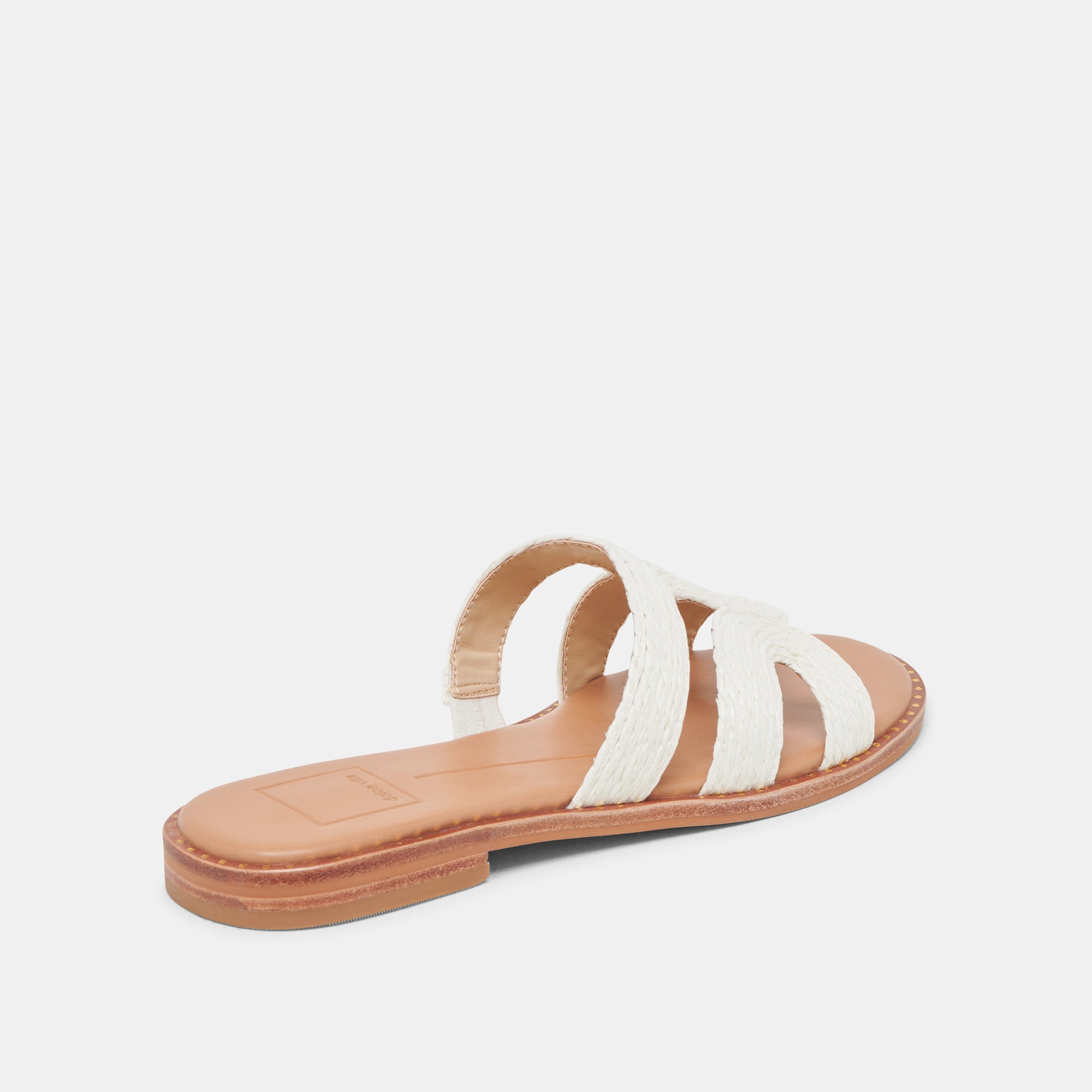 EMON SANDALS WHITE RAFFIA - Image 5