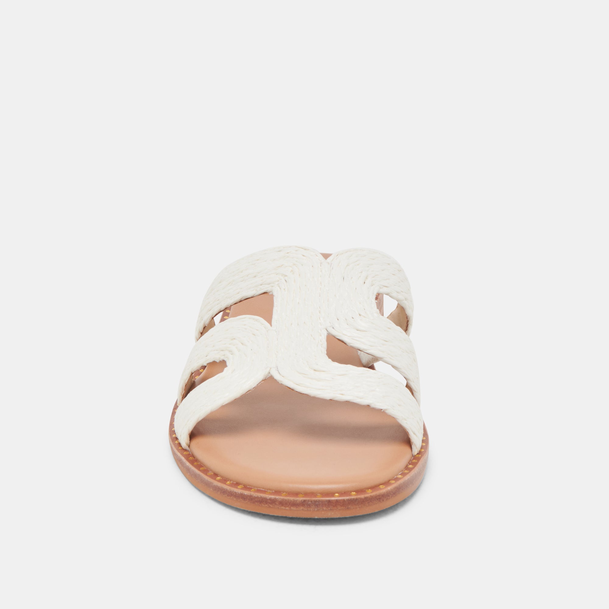 EMON SANDALS WHITE RAFFIA - Image 8
