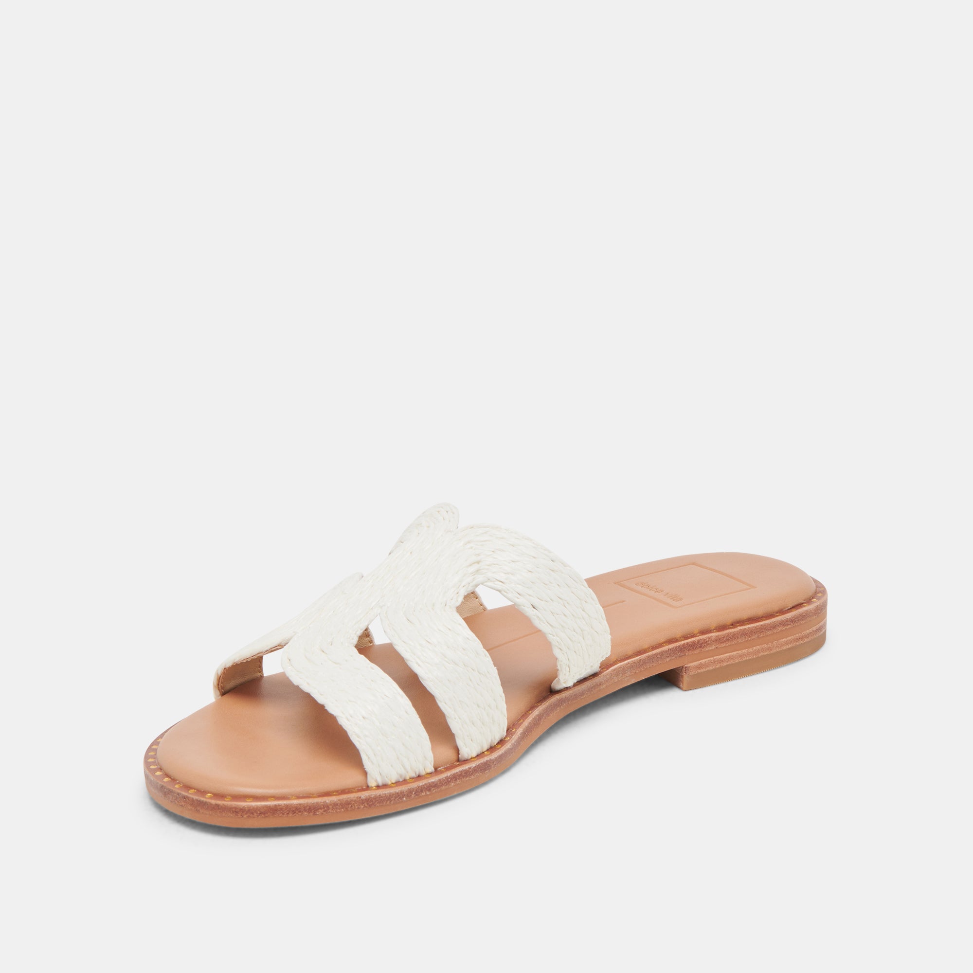 EMON SANDALS WHITE RAFFIA - Image 6