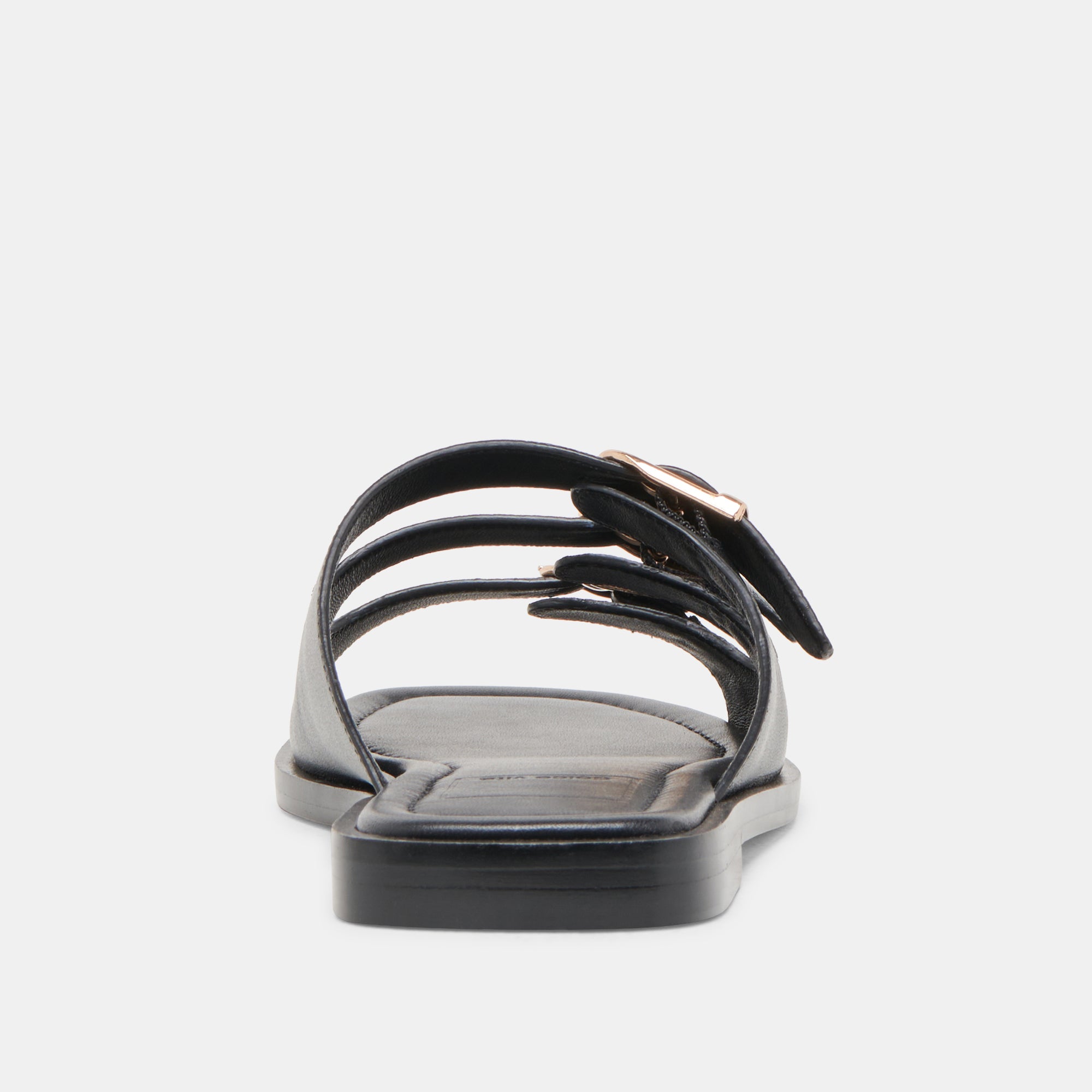 FIN SANDALS BLACK LEATHER - Image 7
