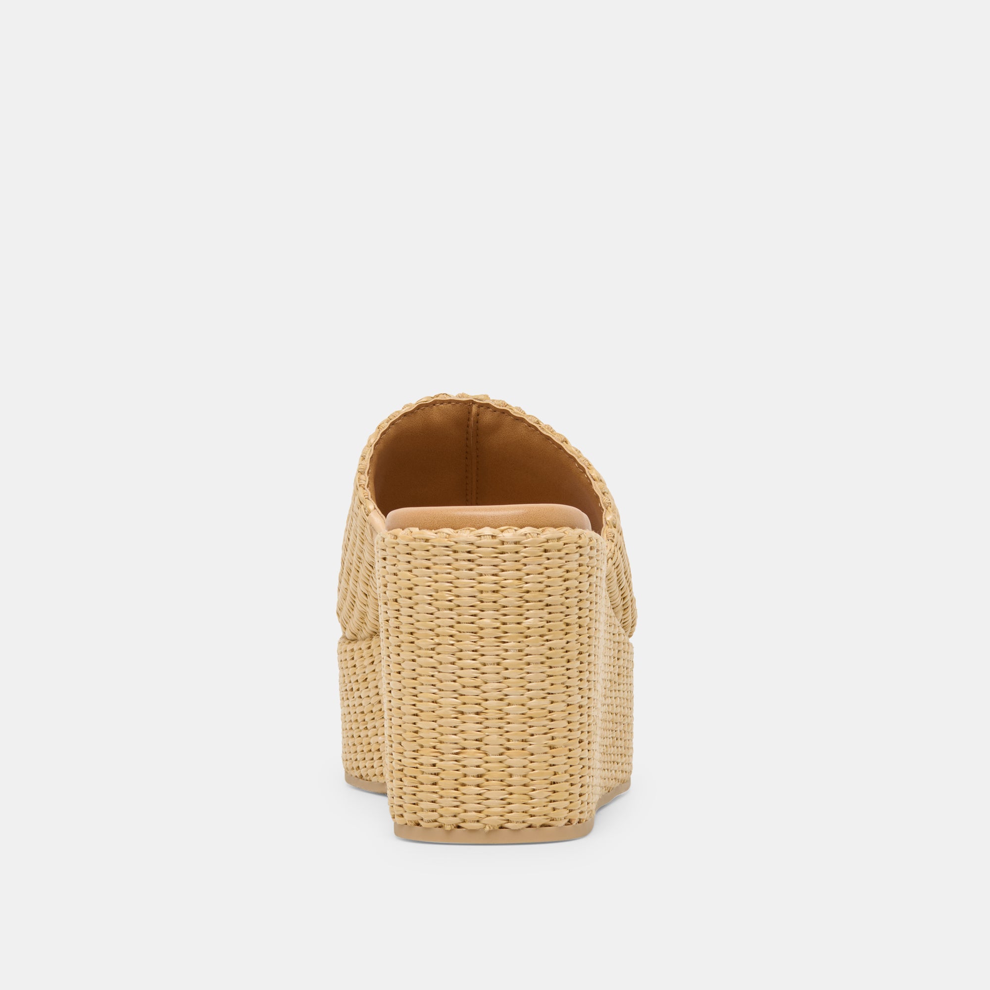 JOCLYN WIDE WEDGES LT NATURAL RAFFIA - Image 7