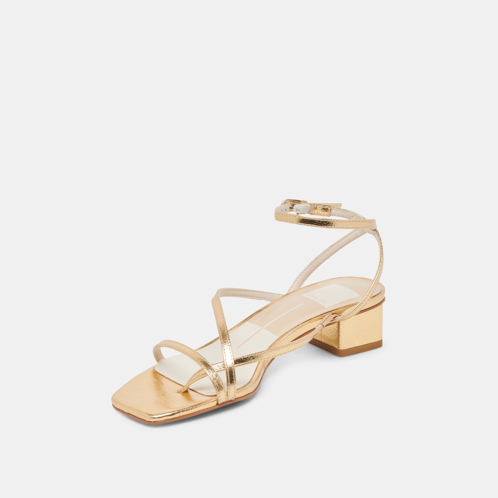 KARLOS WIDE SANDALS GOLD METALLIC STELLA - Image 4
