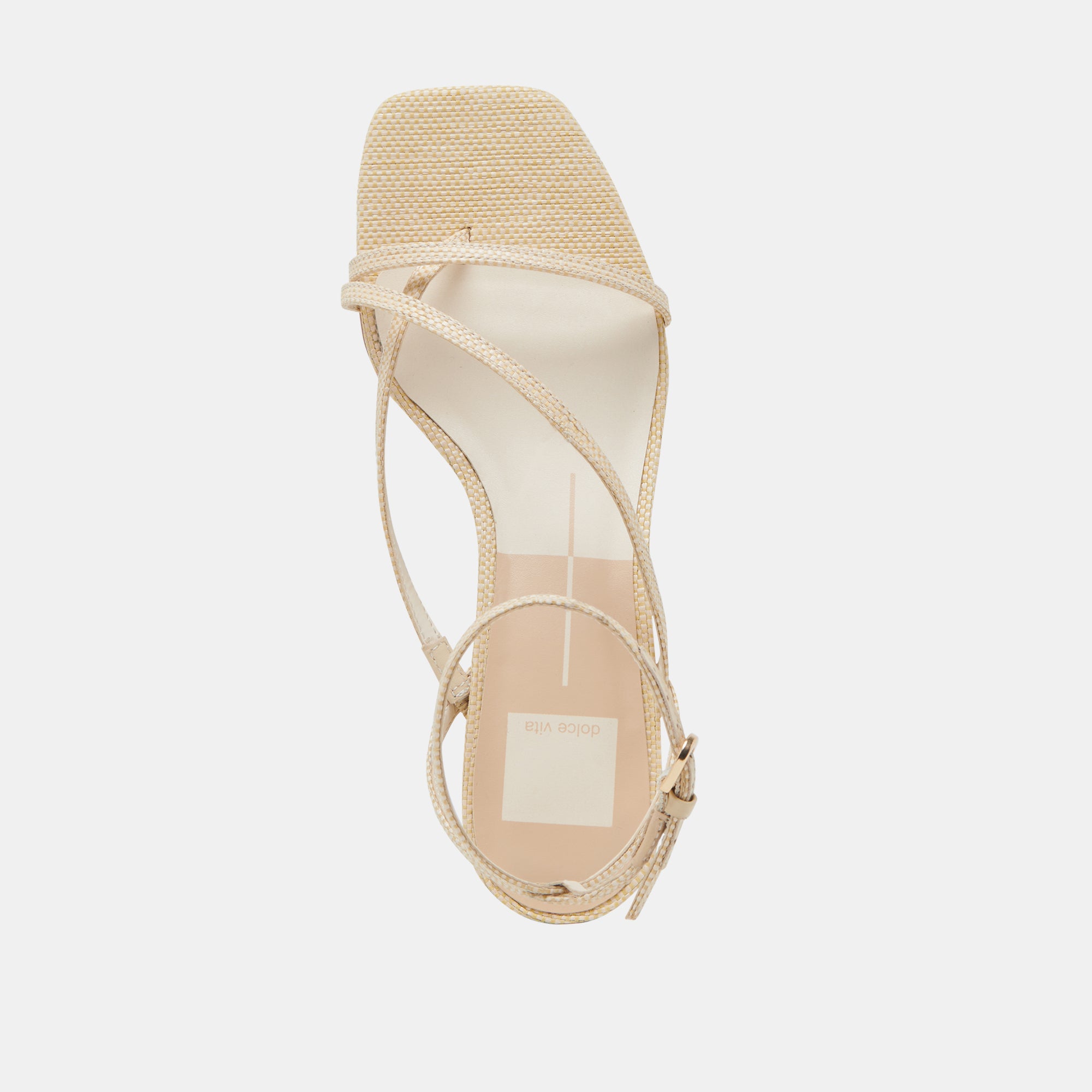 KARLOS WIDE SANDALS NATURAL WOVEN RAFFIA - Image 8