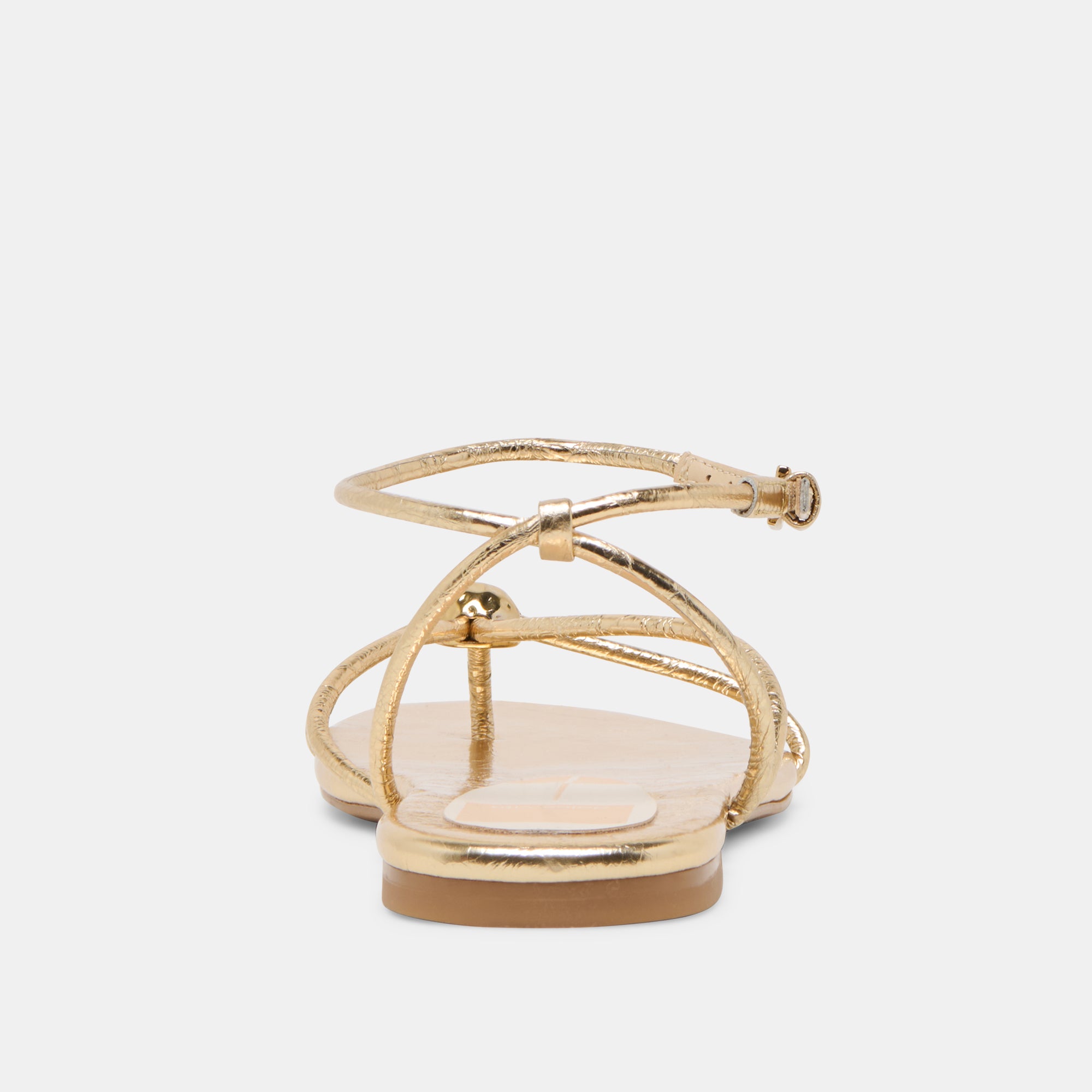 KENLEY SANDALS GOLD LEATHER - Image 10