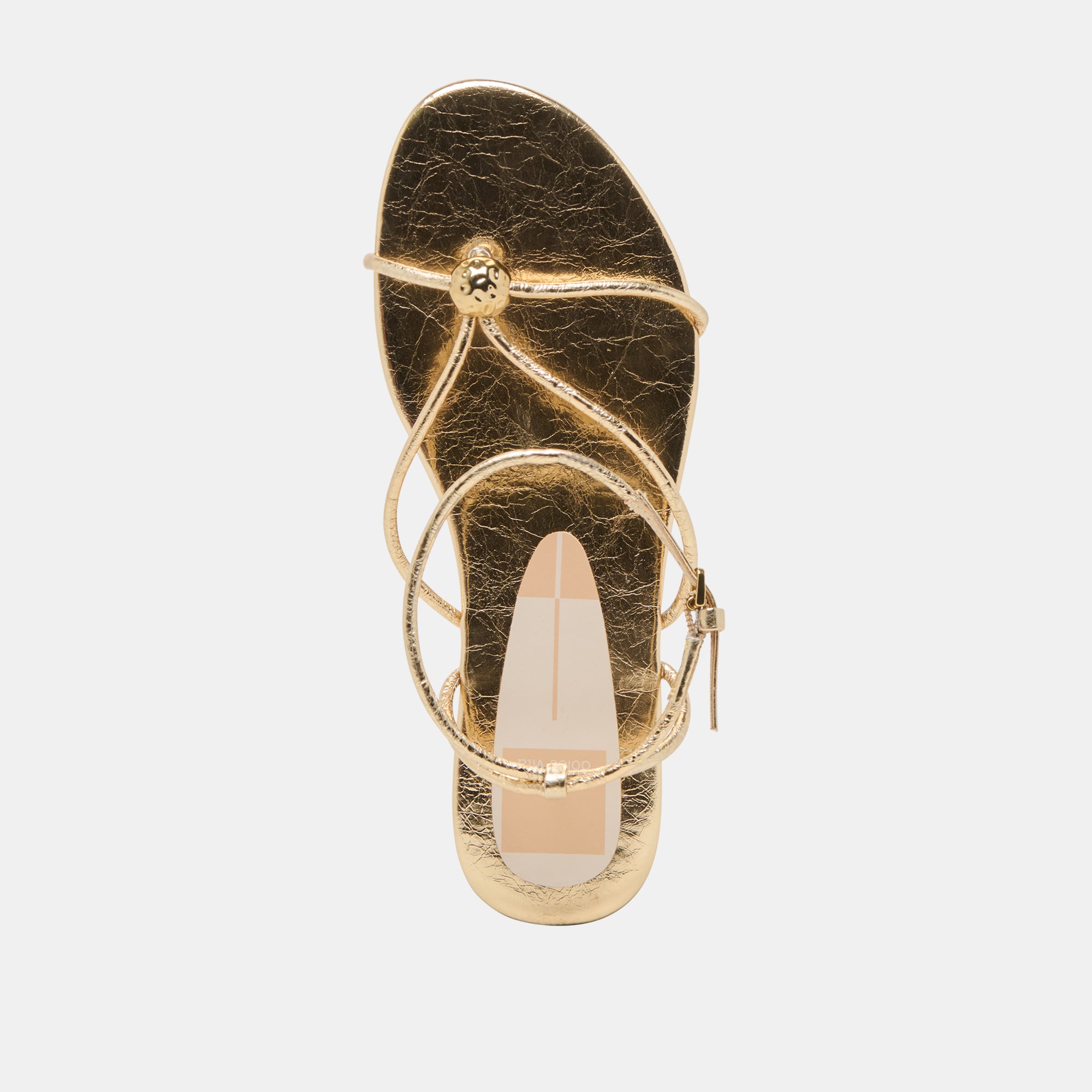 KENLEY SANDALS GOLD LEATHER - Image 11