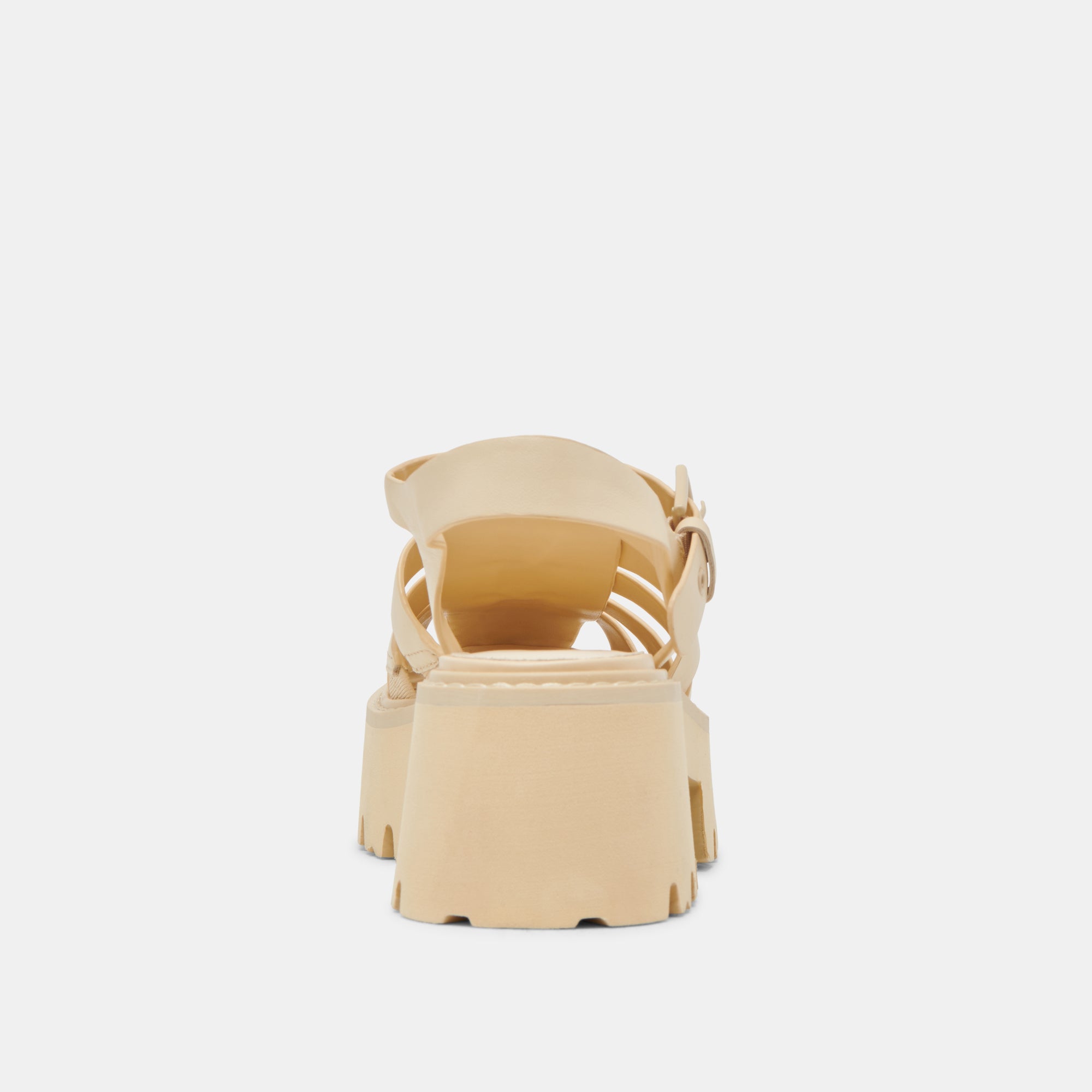 LASLY TONAL SANDALS LIGHT YELLOW LEATHER - Image 9