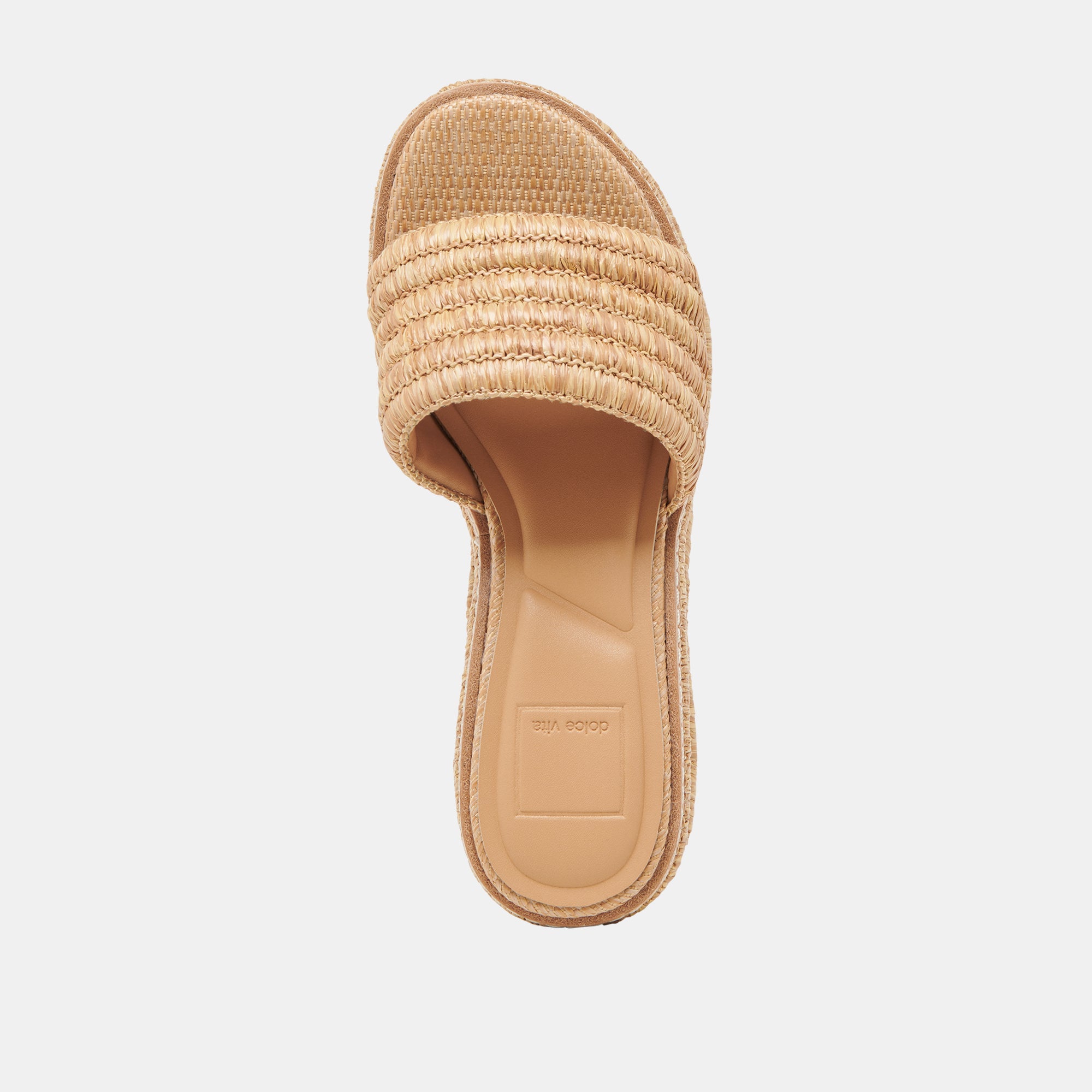 THRONE WIDE WEDGES LT NATURAL RAFFIA - Image 8