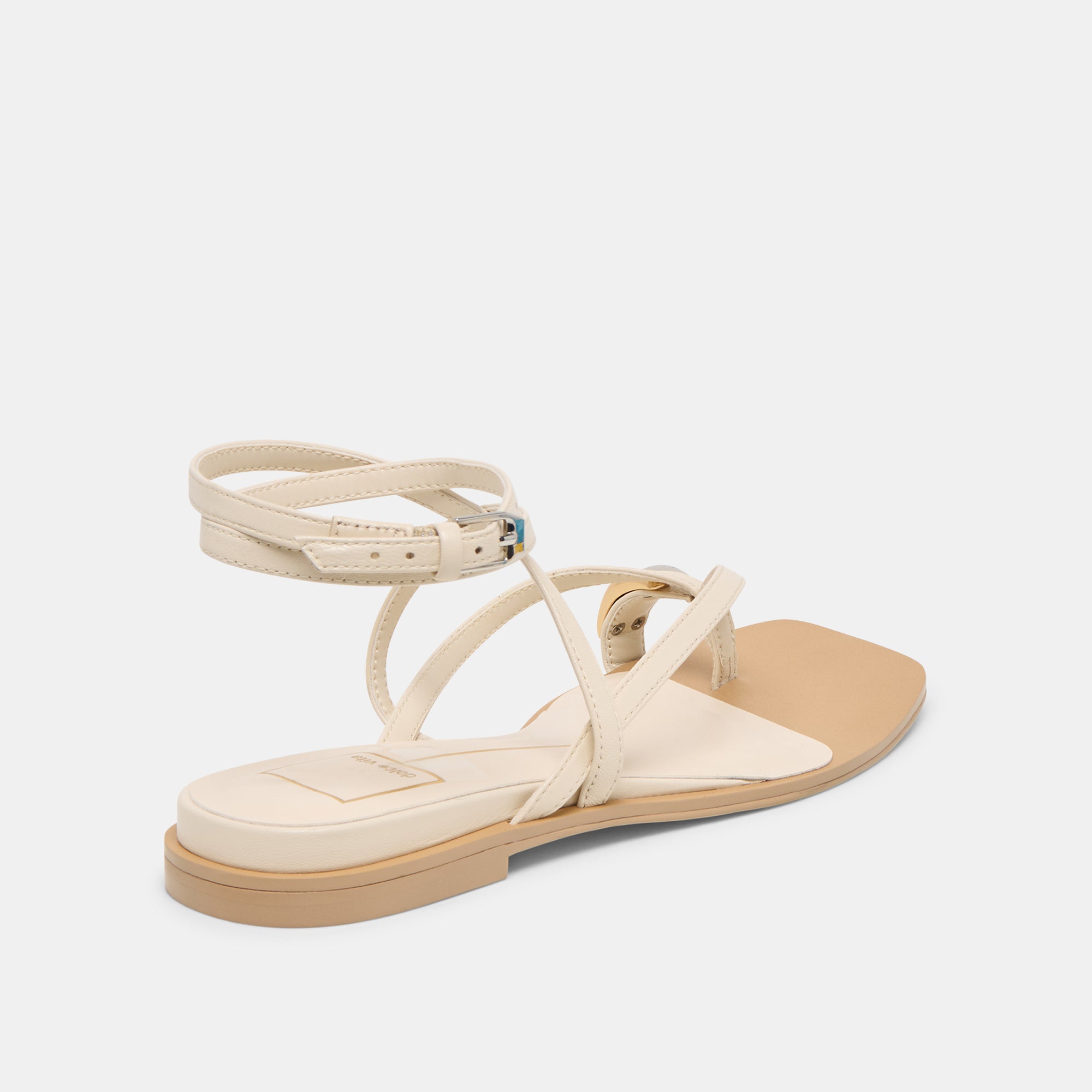 TYRICE SANDALS BONE LEATHER - Image 3