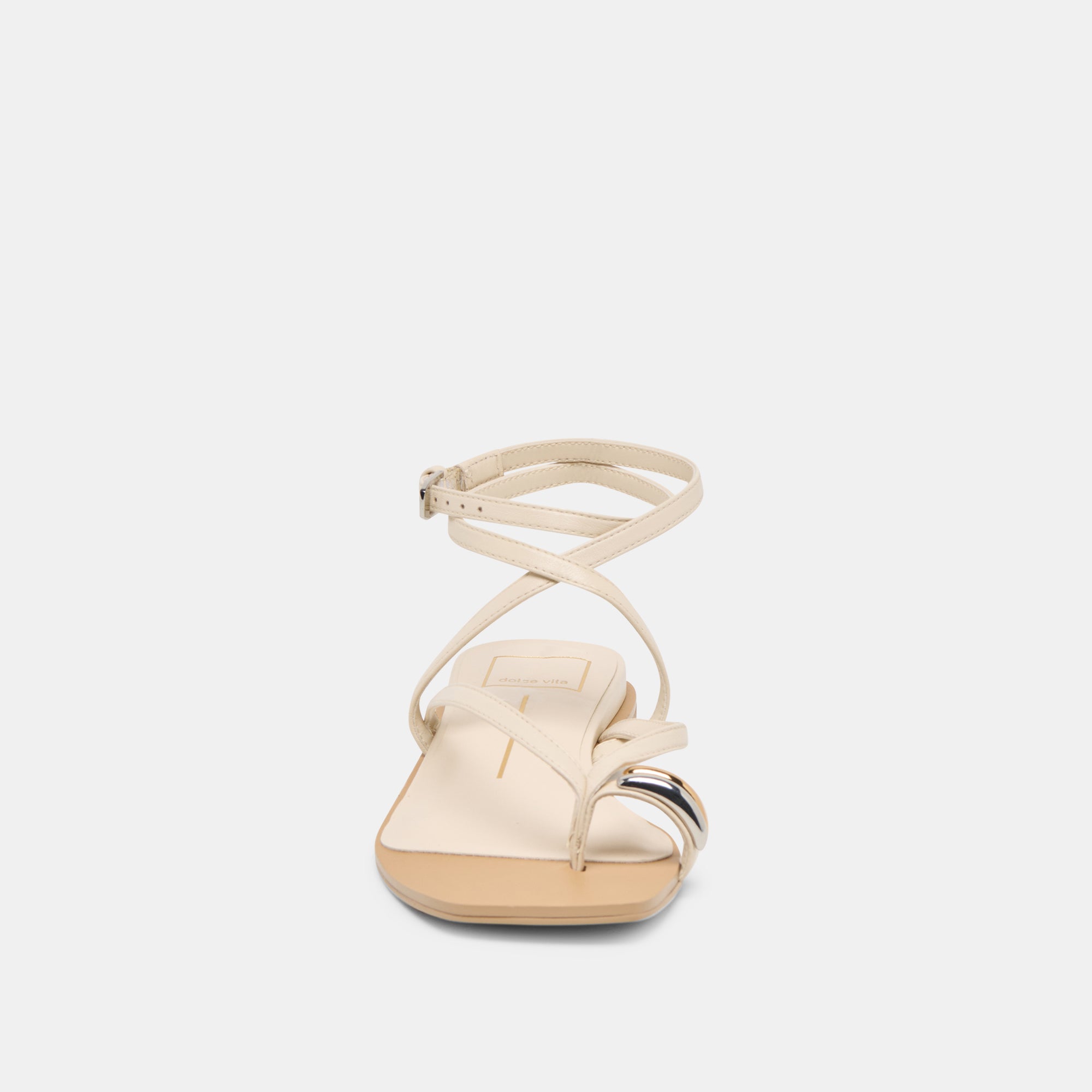 TYRICE SANDALS BONE LEATHER - Image 6
