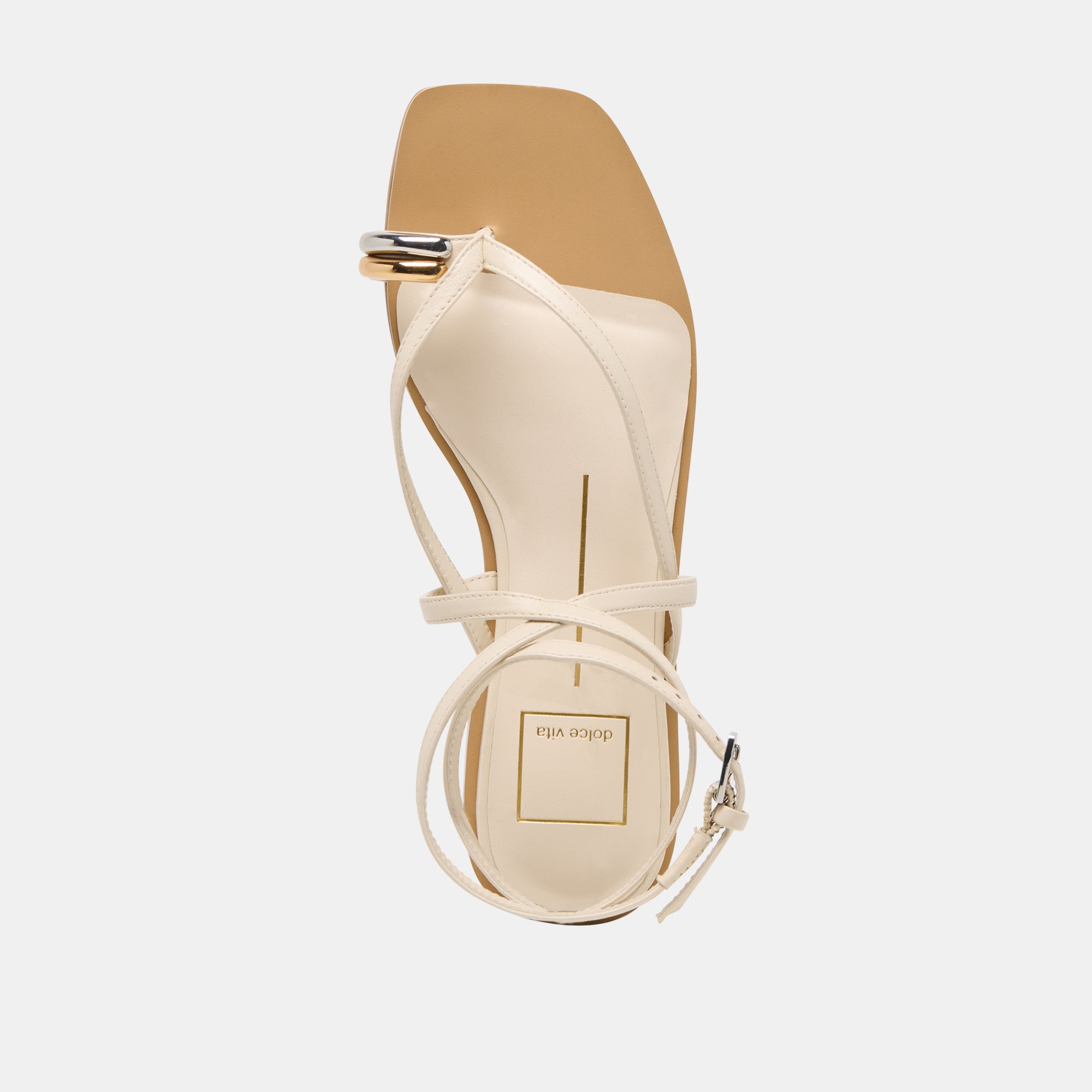 TYRICE SANDALS BONE LEATHER - Image 8