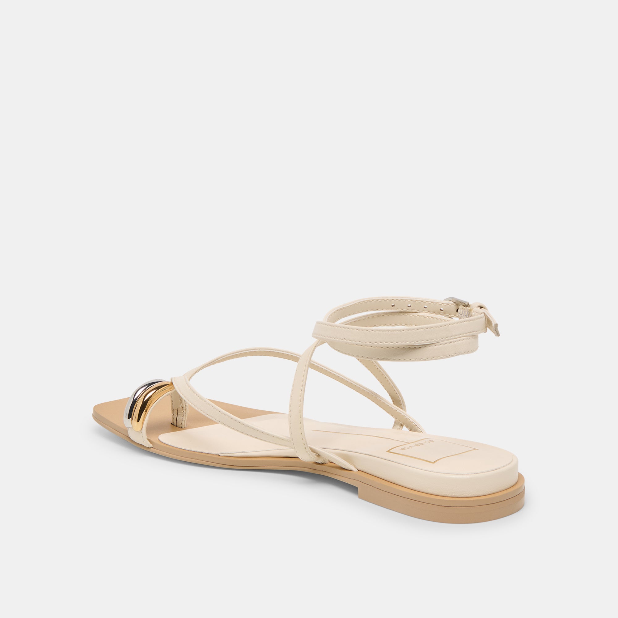 TYRICE SANDALS BONE LEATHER - Image 5