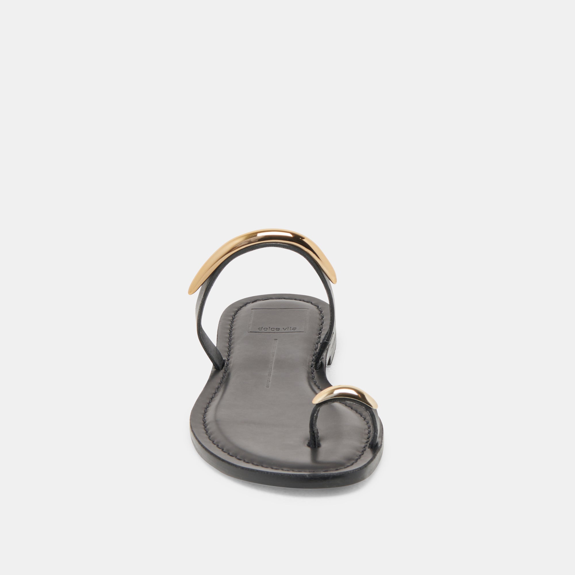 WINK SANDALS BLACK LEATHER - Image 9