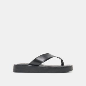 BLAYZE SANDALS BLACK LEATHER