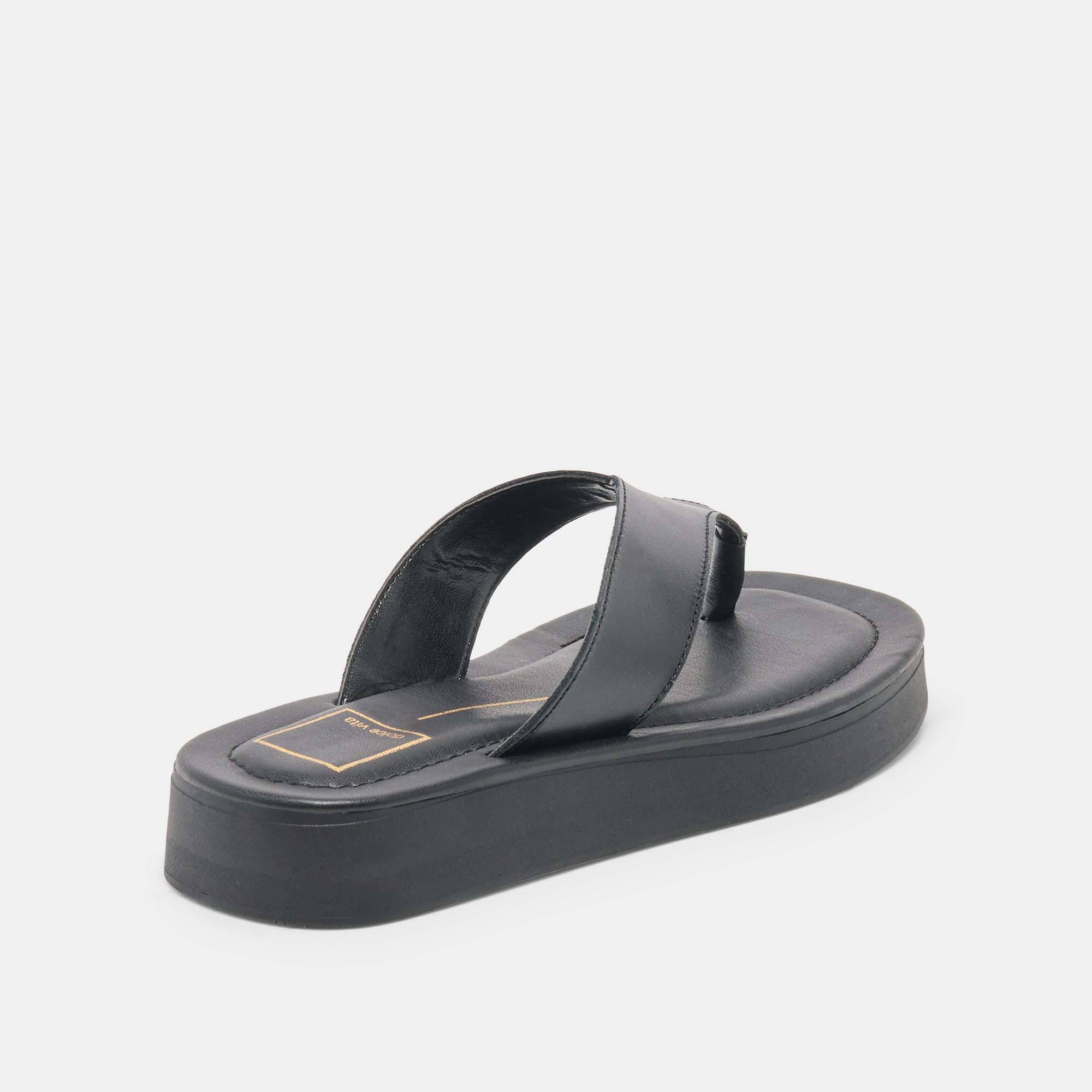 BLAYZE SANDALS BLACK LEATHER - Image 3