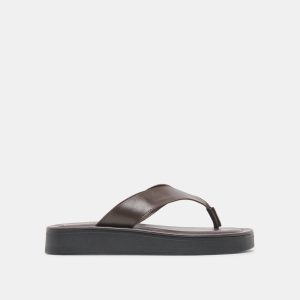 BLAYZE SANDALS DK CHOCOLATE LEATHER
