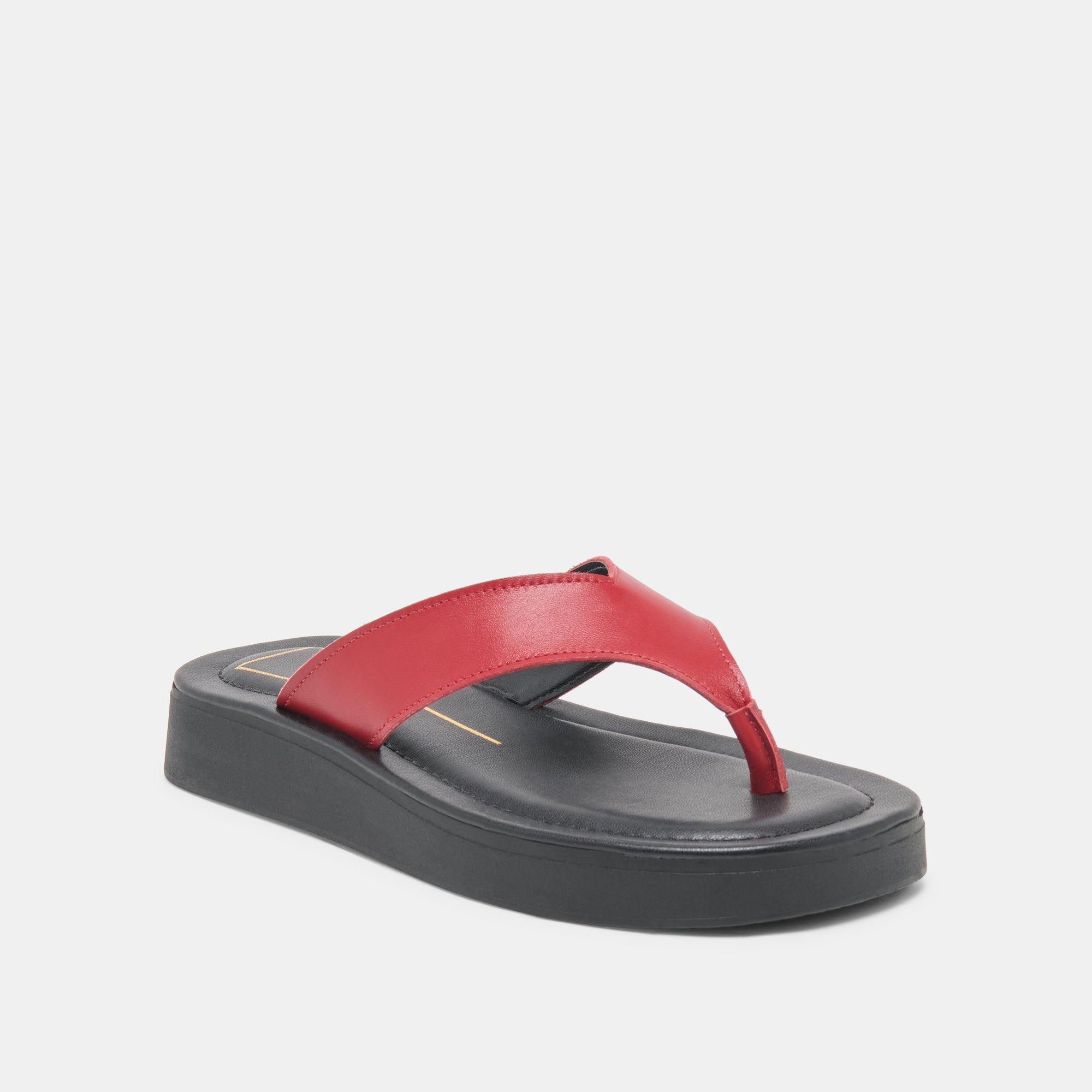 BLAYZE SANDALS RED LEATHER - Image 2