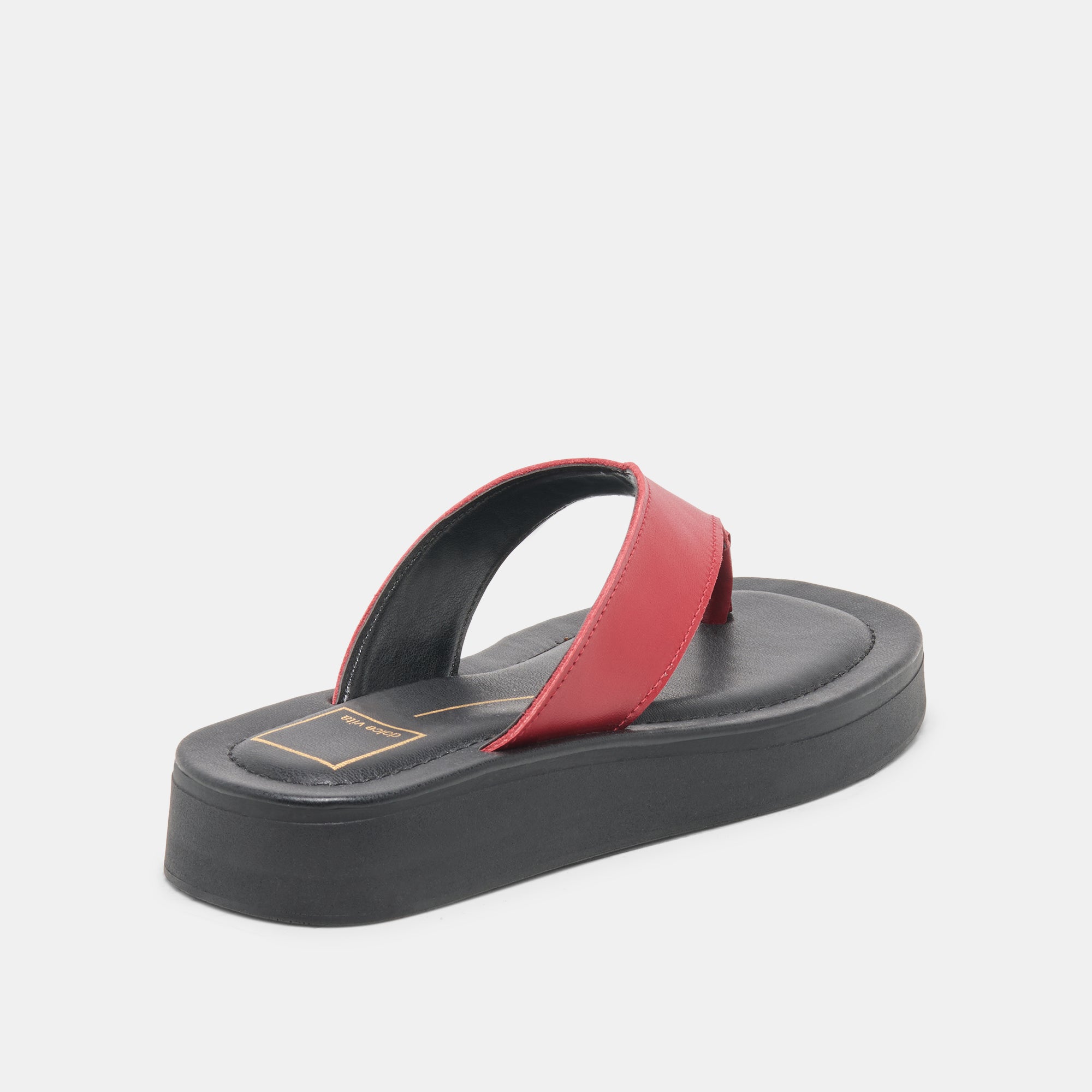 BLAYZE SANDALS RED LEATHER - Image 3