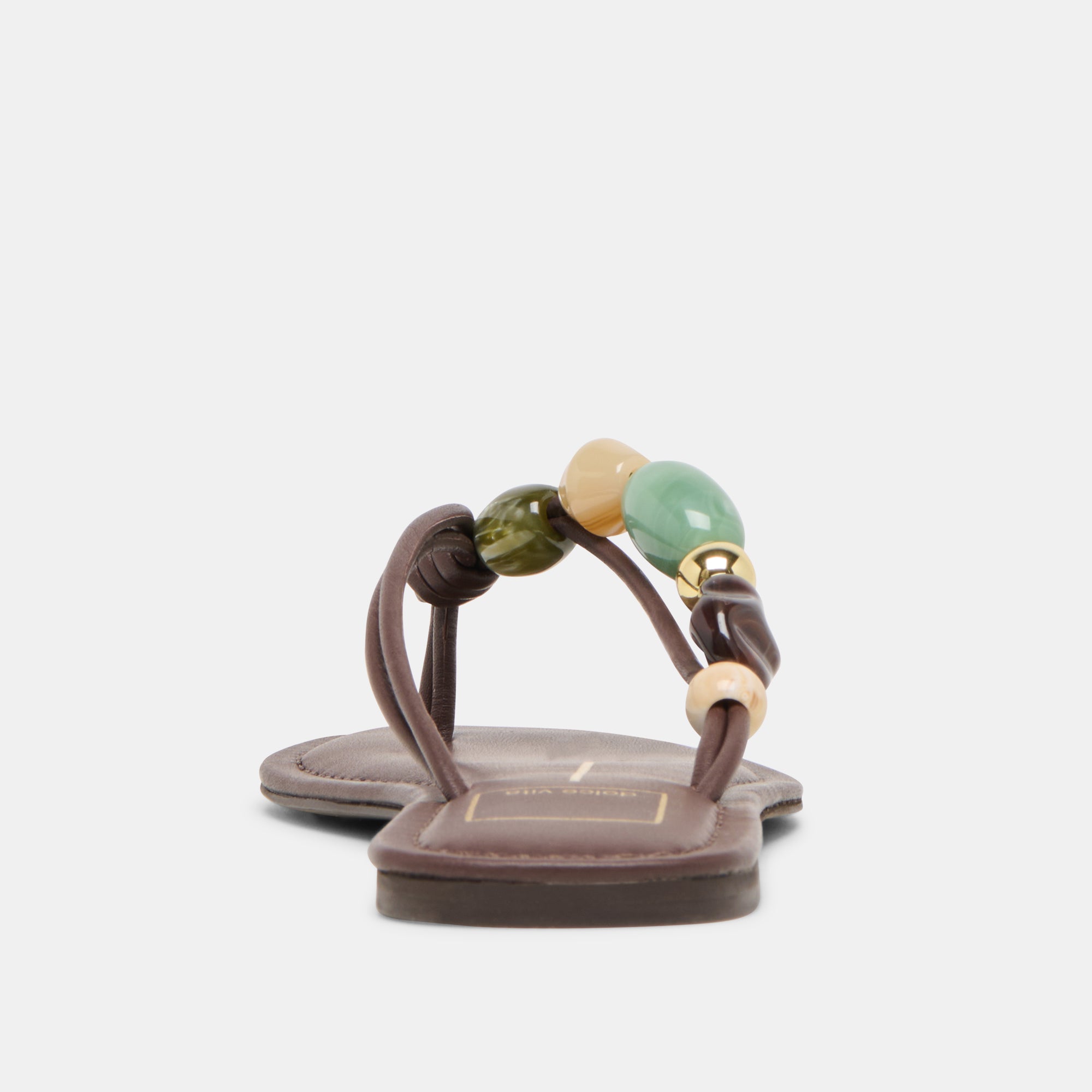 CELY SANDALS DK BROWN LEATHER - Image 10