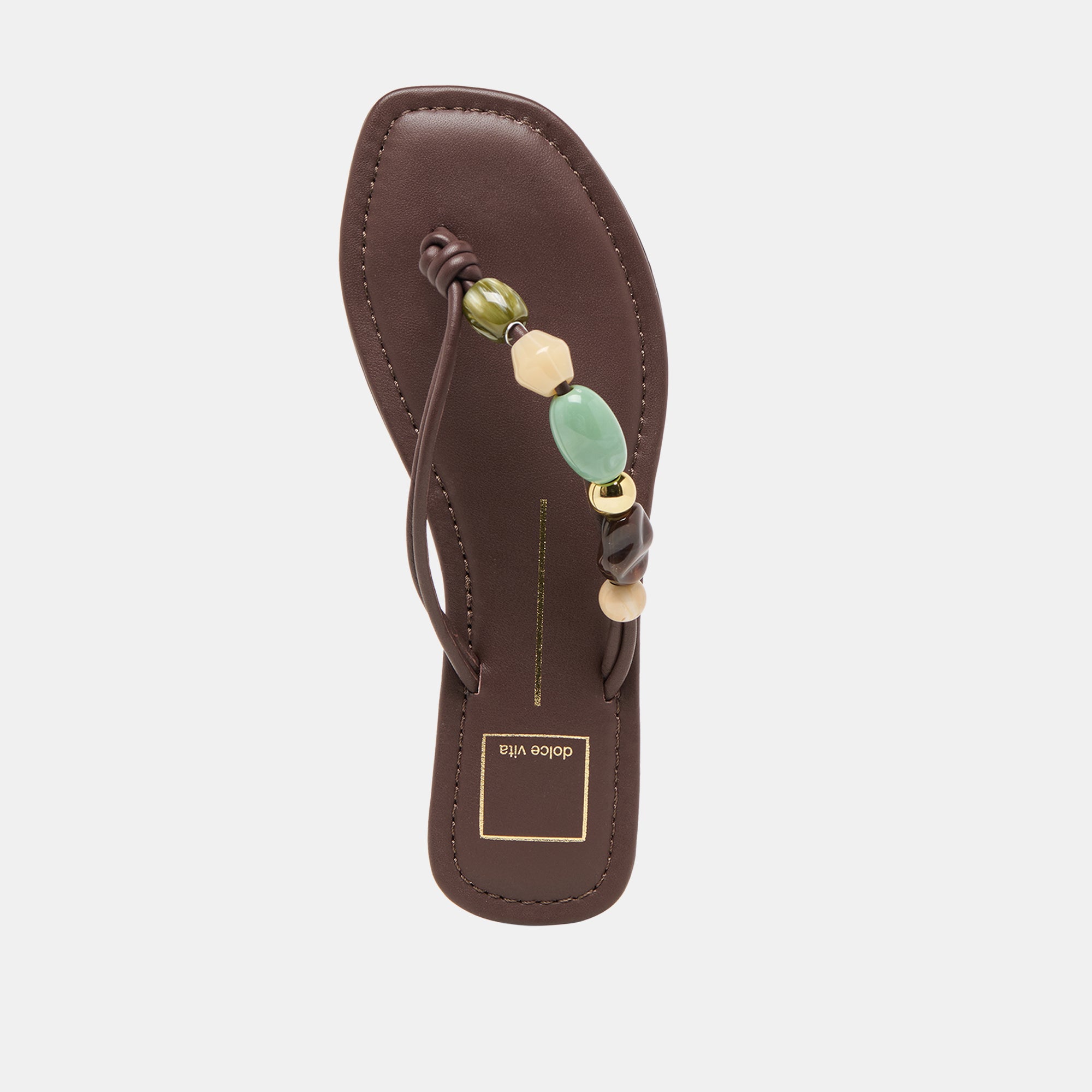 CELY SANDALS DK BROWN LEATHER - Image 11