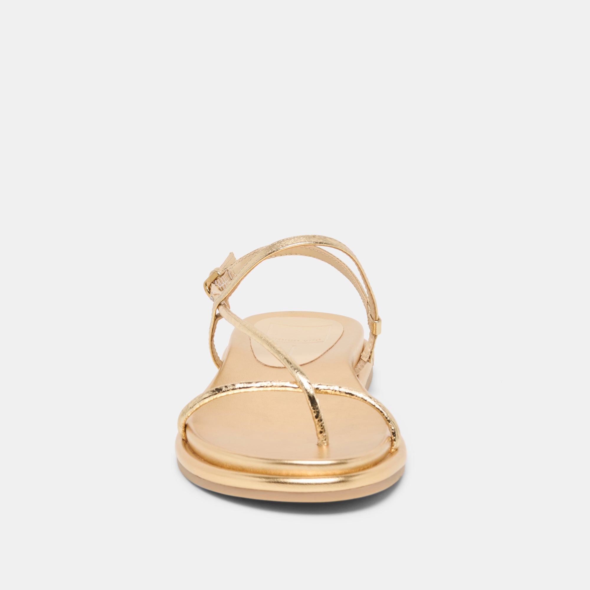 DOM SANDALS GOLD DISTRESSED LEATHER - Image 8