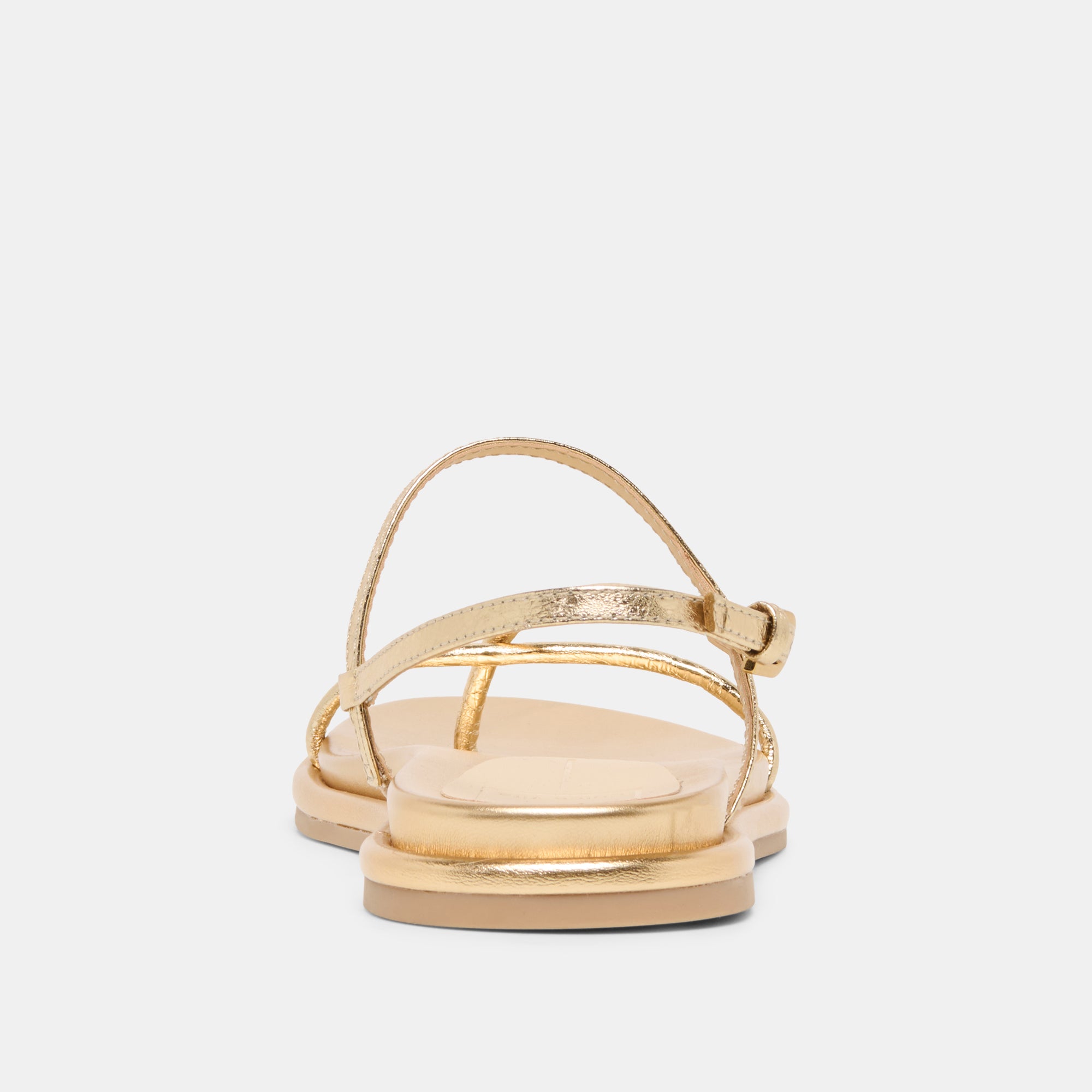 DOM SANDALS GOLD DISTRESSED LEATHER - Image 9