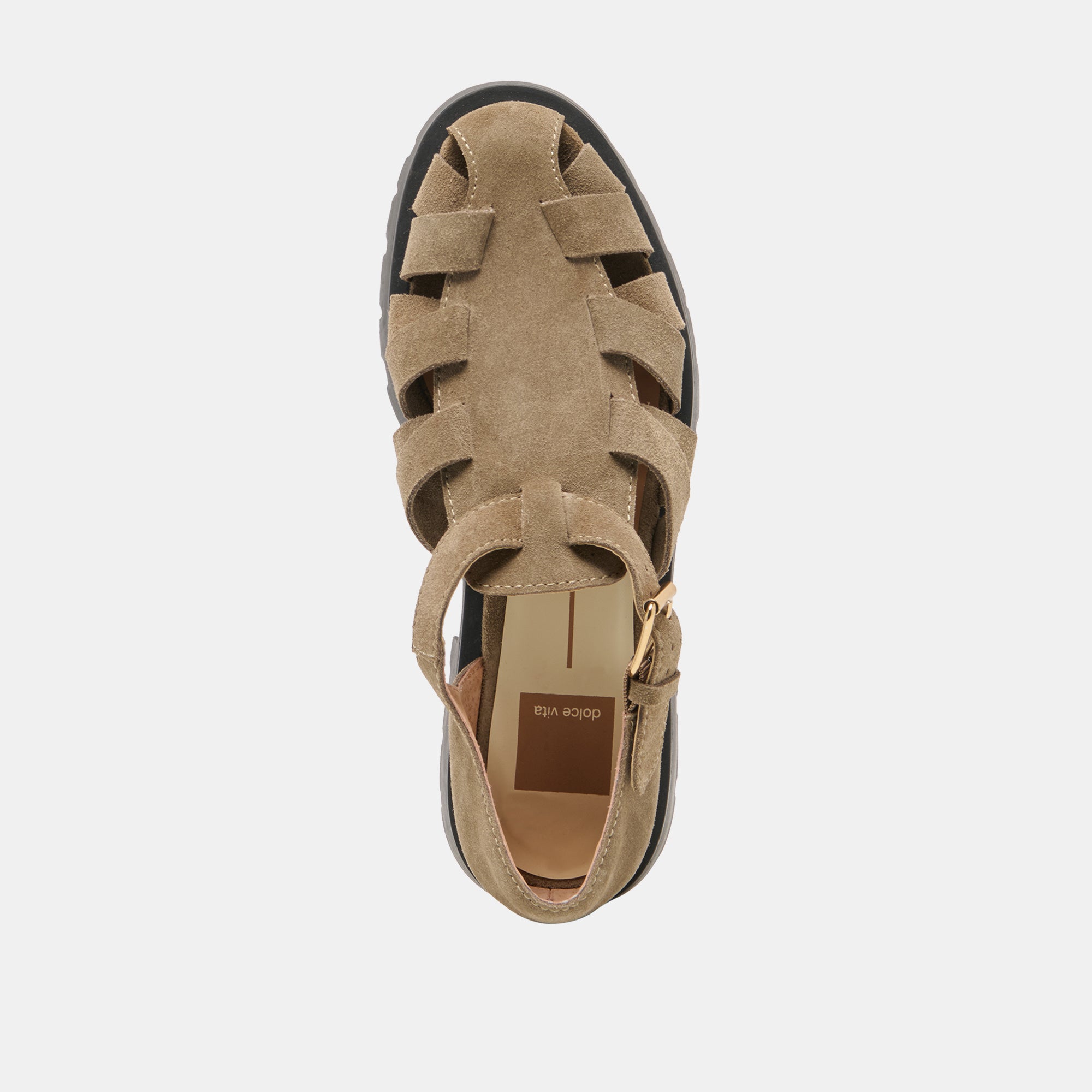 ELSAH FLATS OLIVE SUEDE - Image 8