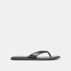 JAINA SANDALS BLACK LEATHER