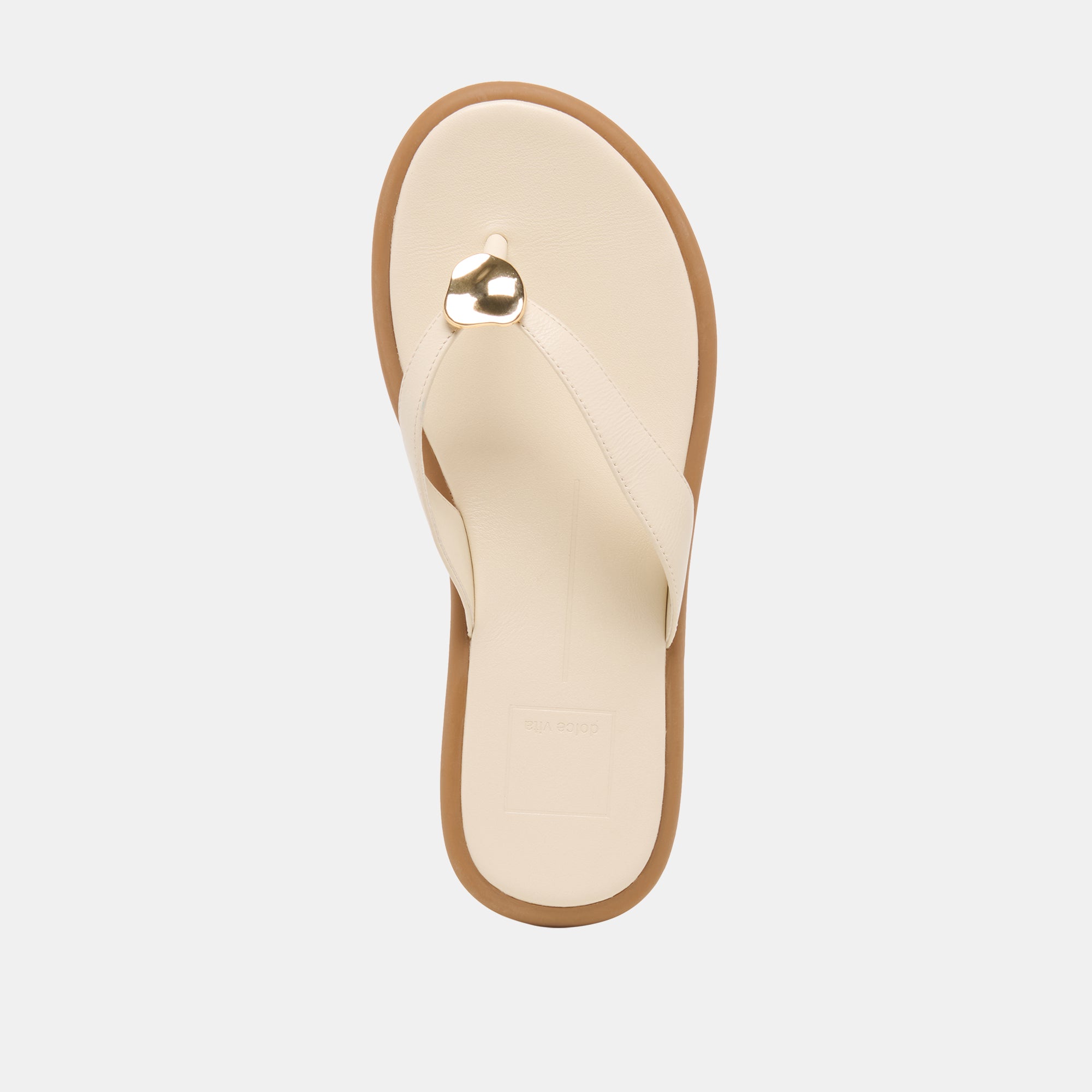 JAINA SANDALS BONE LEATHER - Image 10