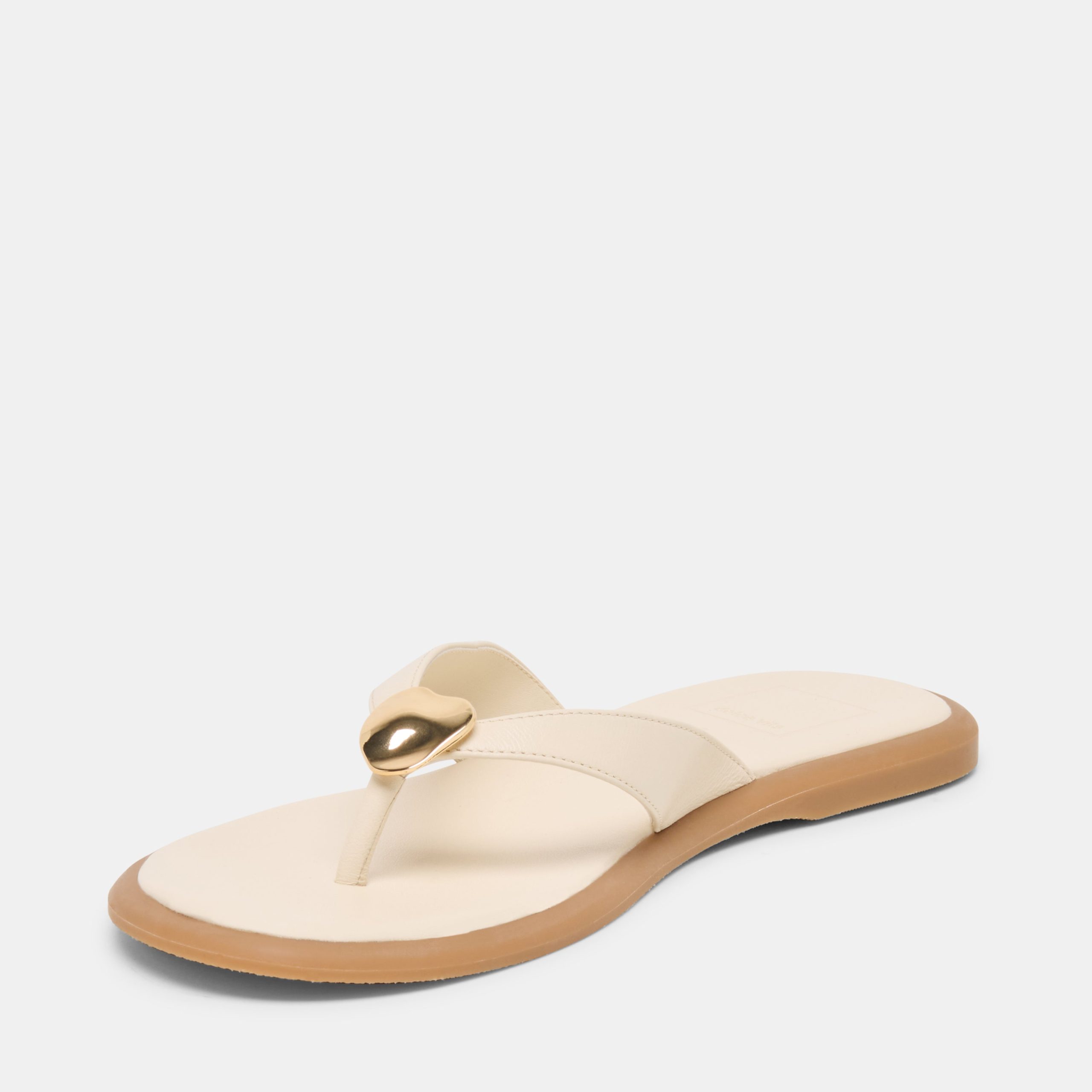 JAINA SANDALS BONE LEATHER - Image 6