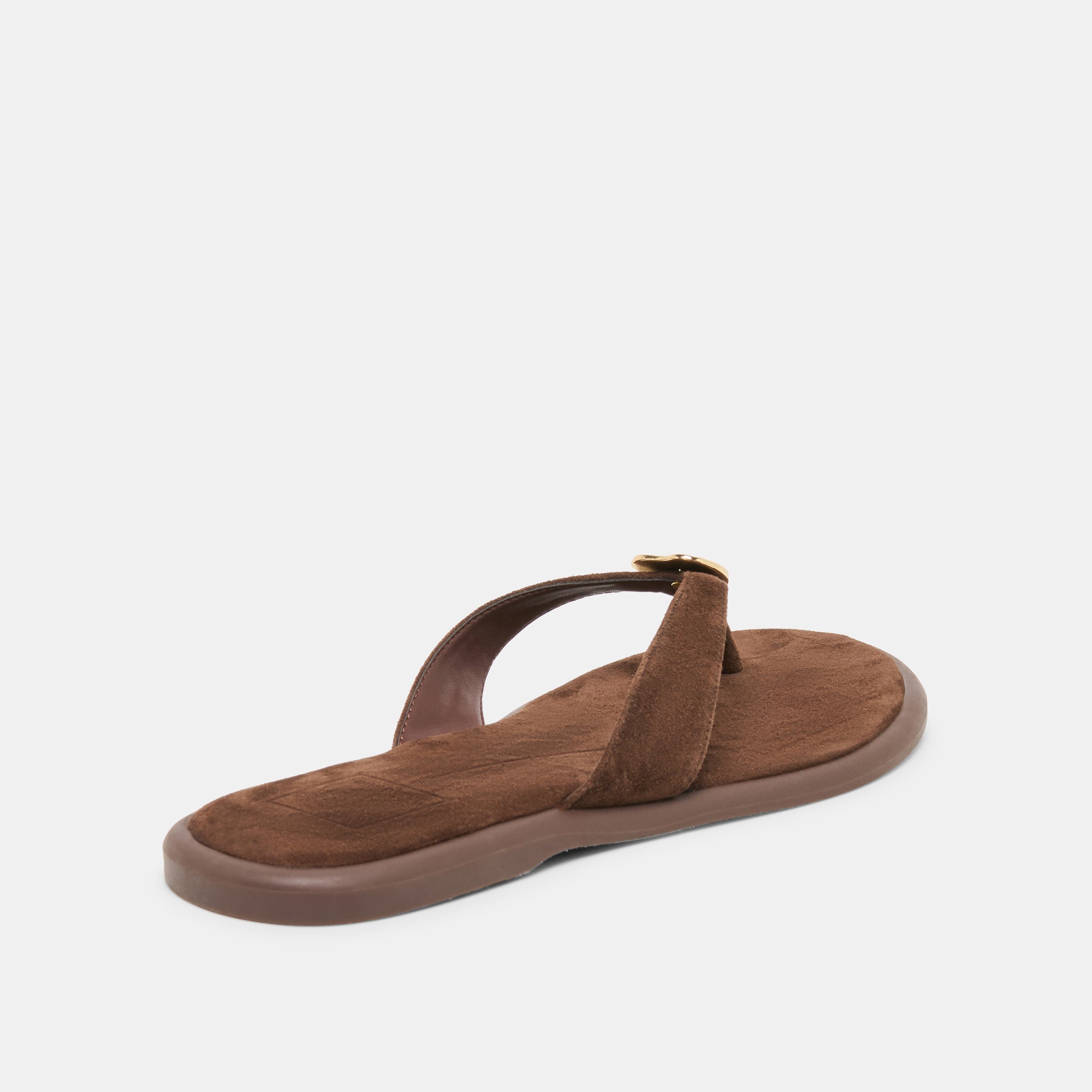 JAINA SANDALS DK BROWN SUEDE - Image 3