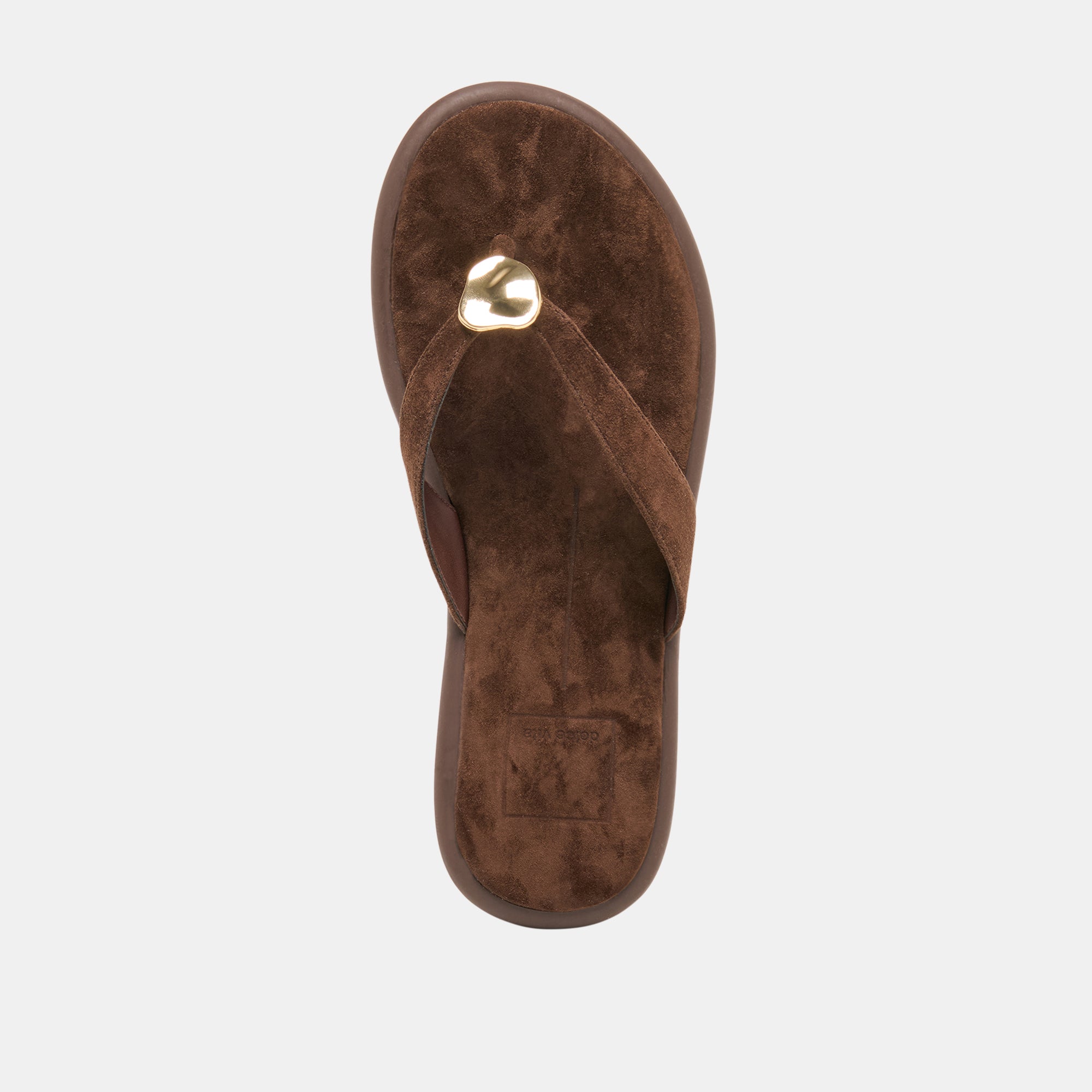 JAINA SANDALS DK BROWN SUEDE - Image 8