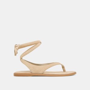 JAYDEN SANDALS ALMOND SUEDE