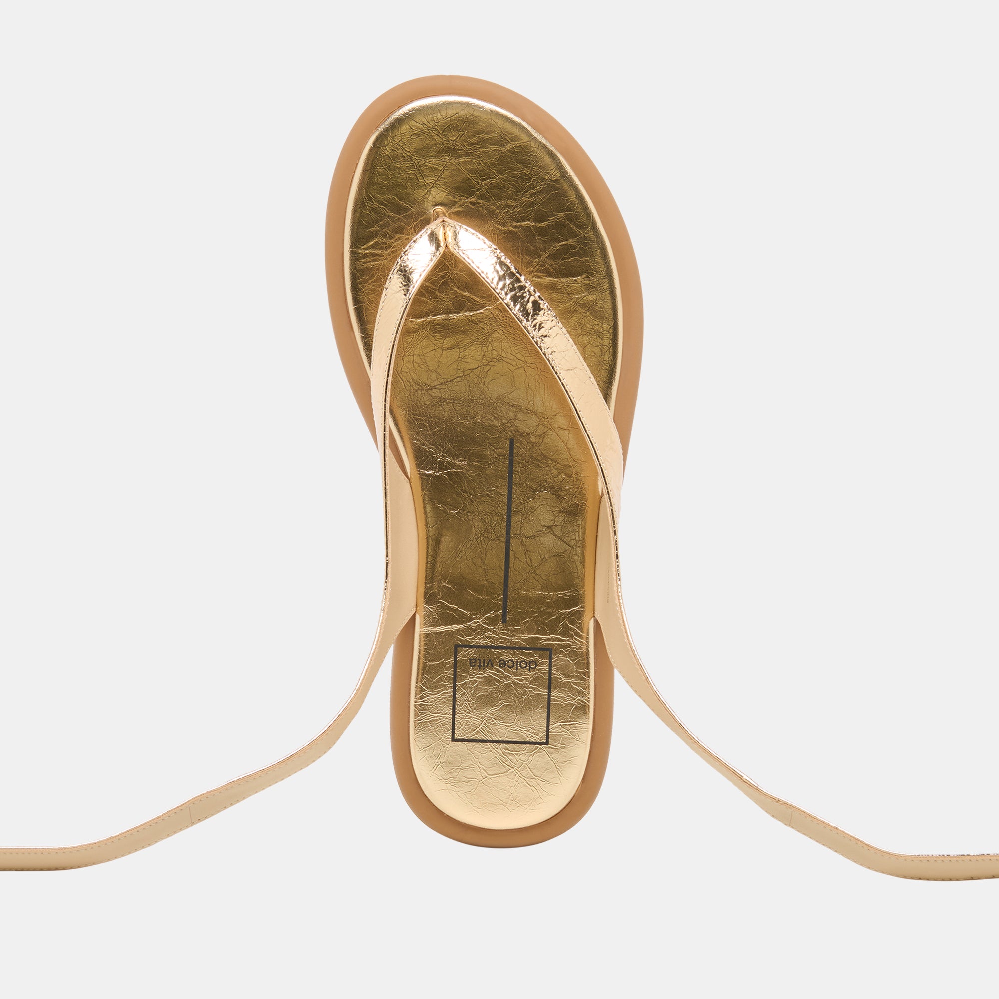JAYDEN SANDALS GOLD DISTRESSED LEATHER - Image 10