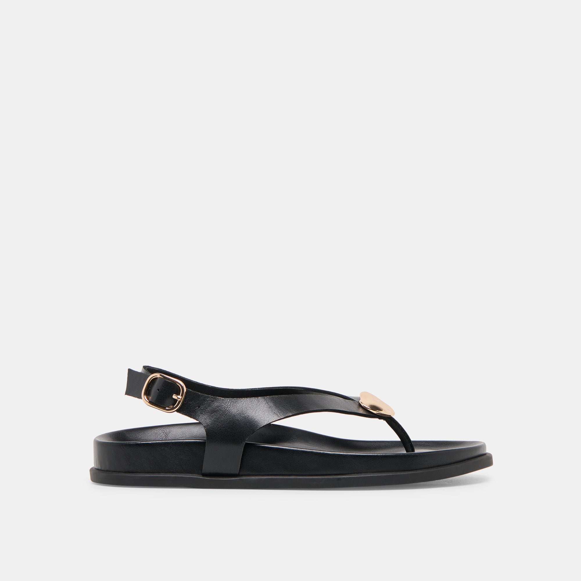 JONY SANDALS BLACK LEATHER