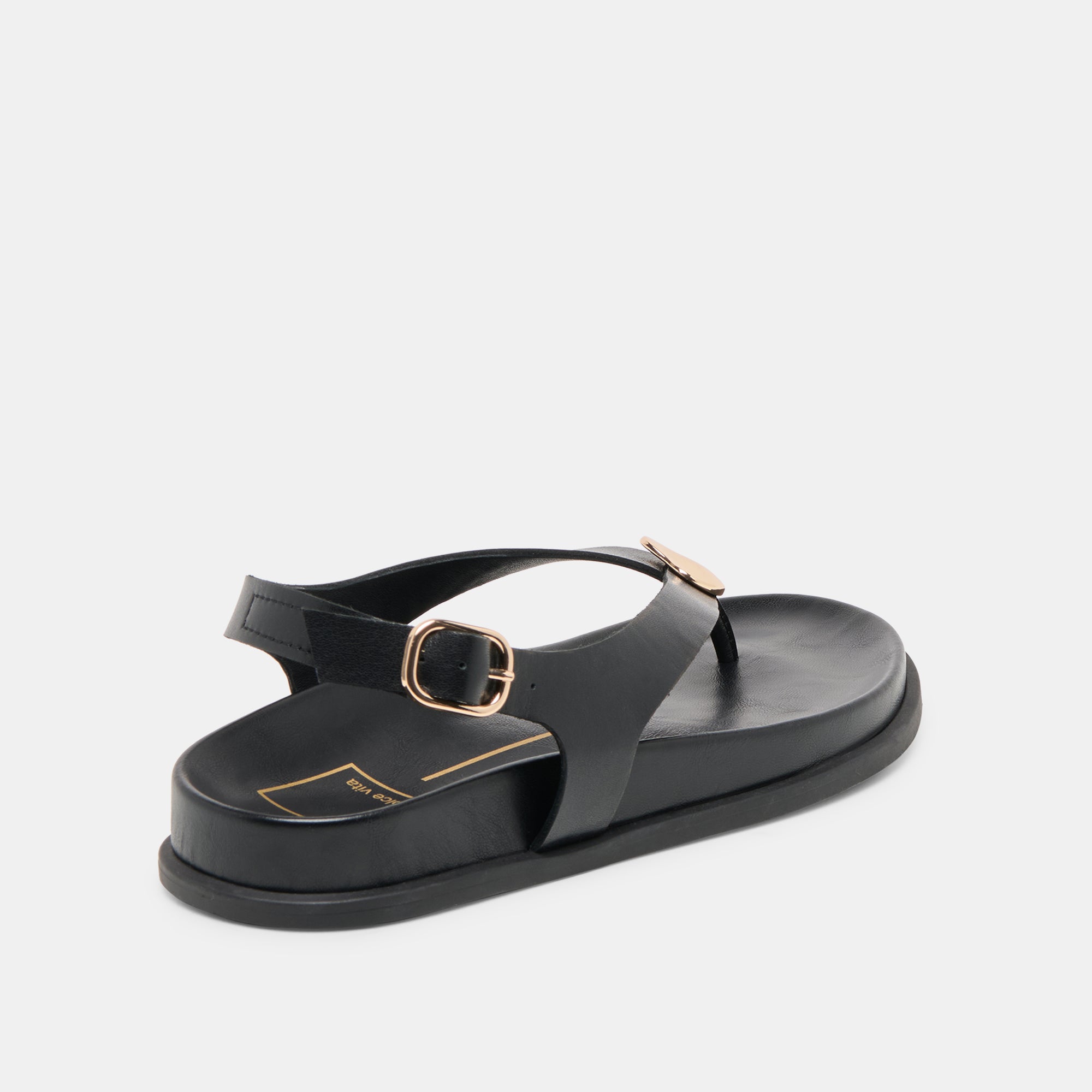 JONY SANDALS BLACK LEATHER - Image 5