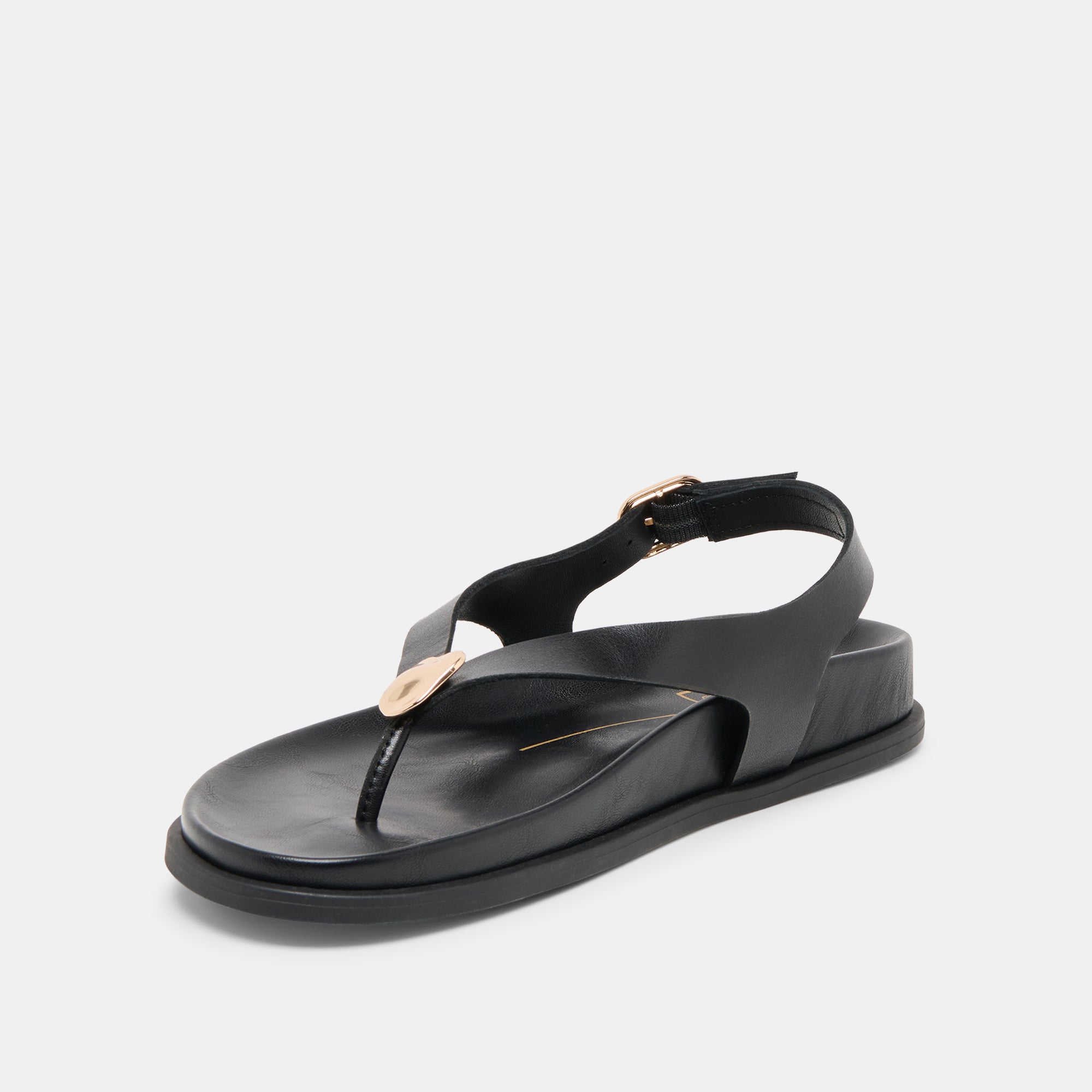 JONY SANDALS BLACK LEATHER - Image 7