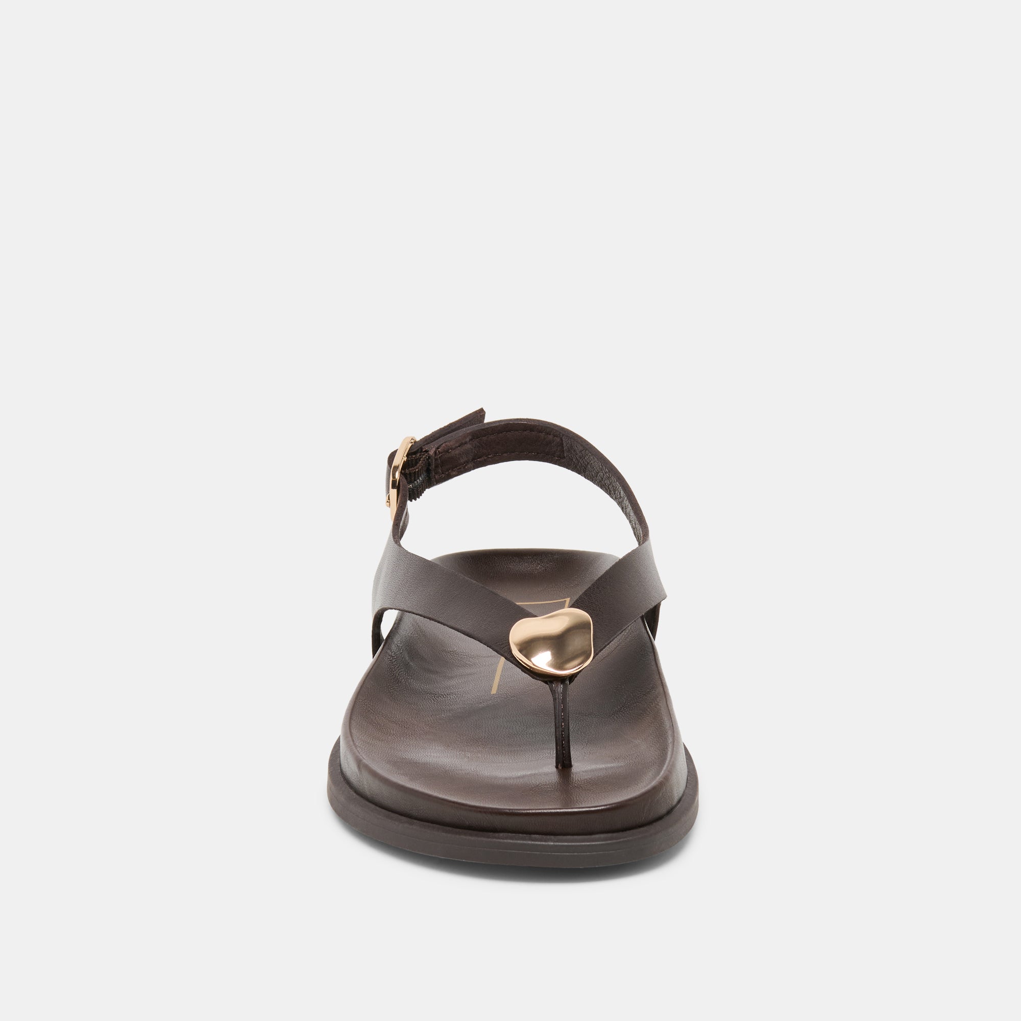 JONY SANDALS DK BROWN LEATHER - Image 7