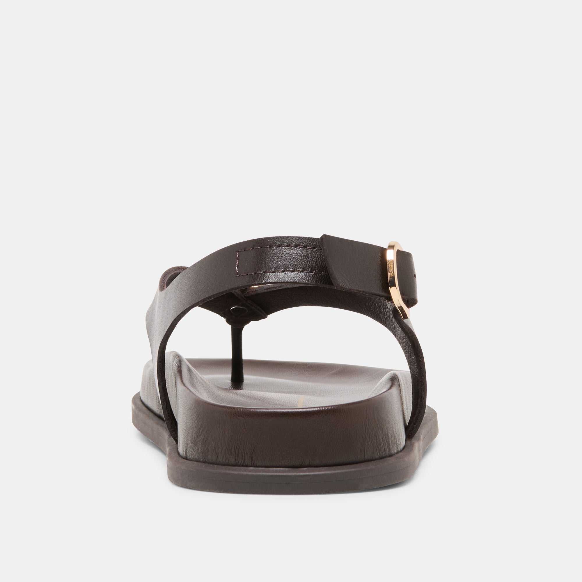 JONY SANDALS DK BROWN LEATHER - Image 8