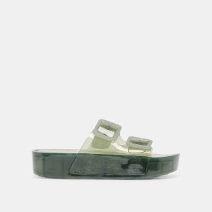 JULIO X SANDALS OLIVE VINYL