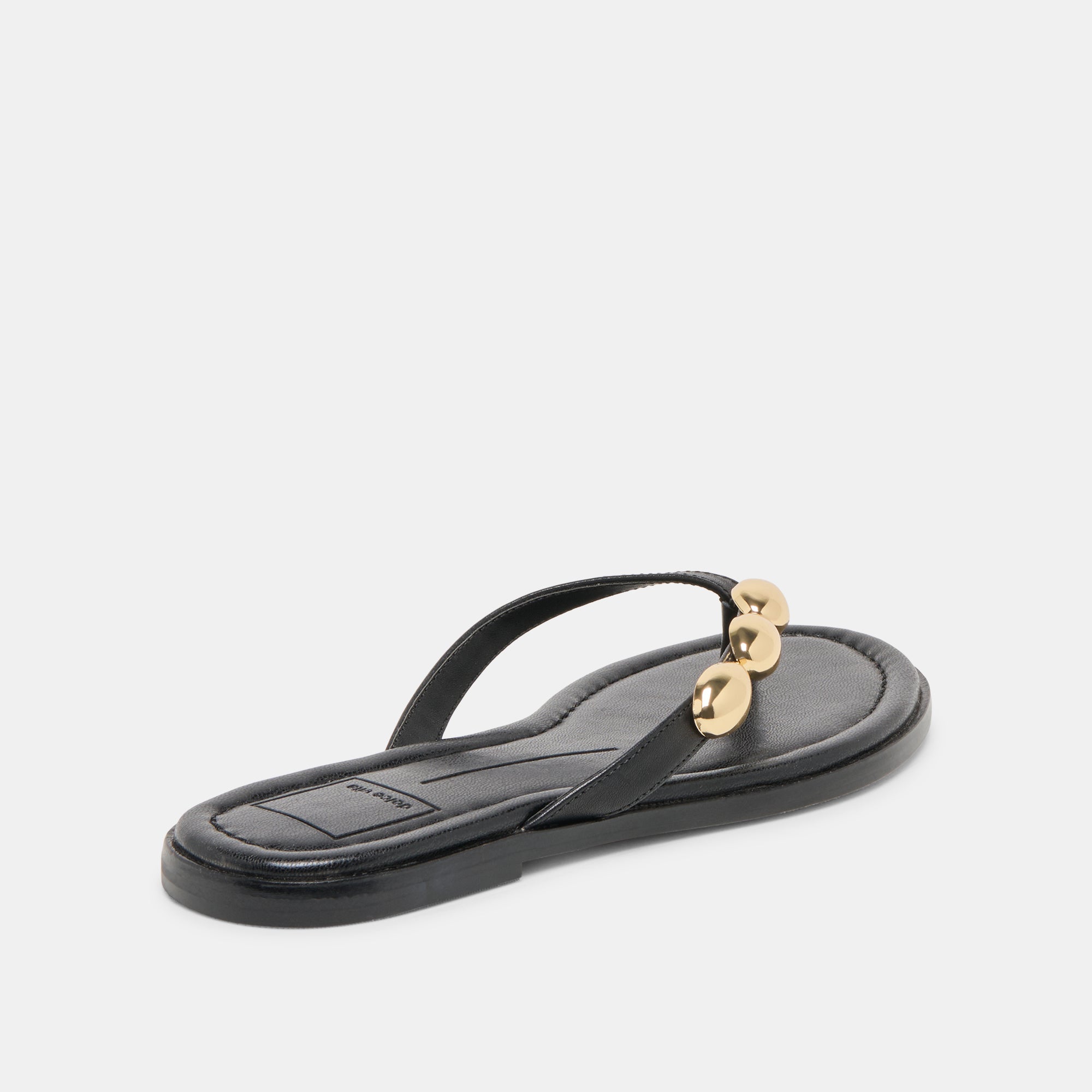 JUNY SANDALS BLACK LEATHER - Image 5