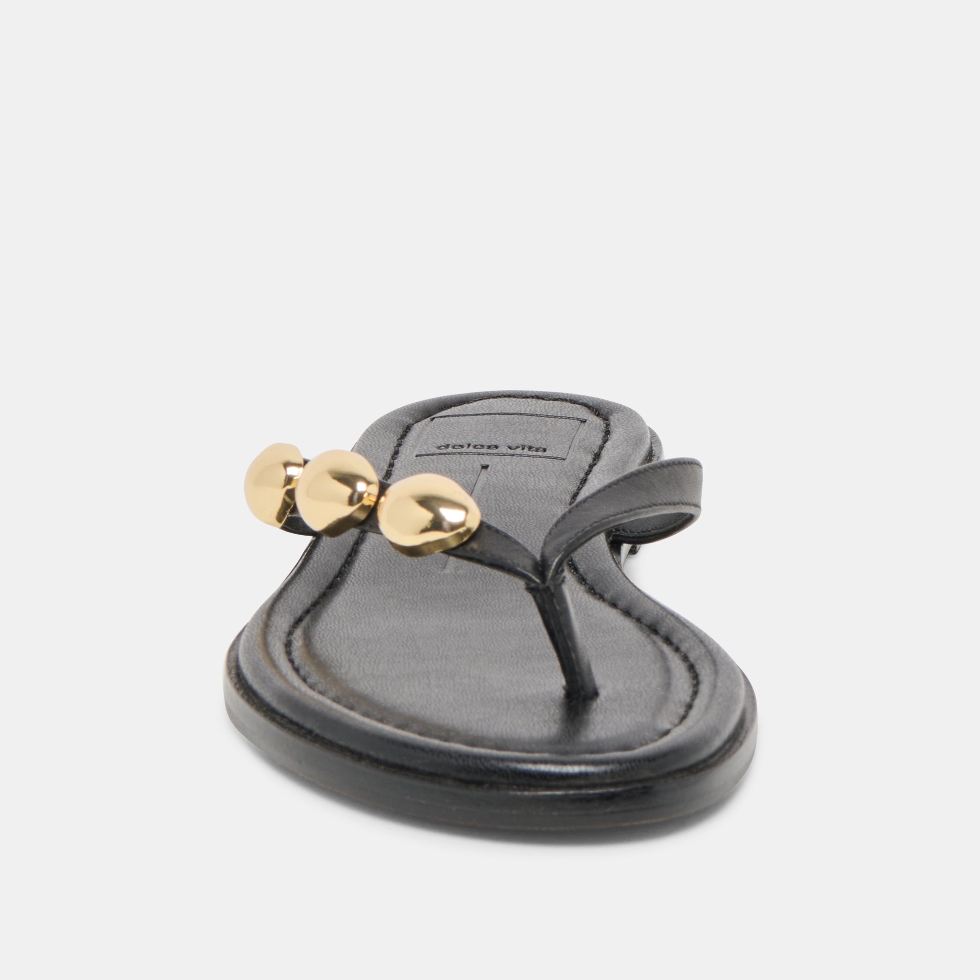 JUNY SANDALS BLACK LEATHER - Image 8