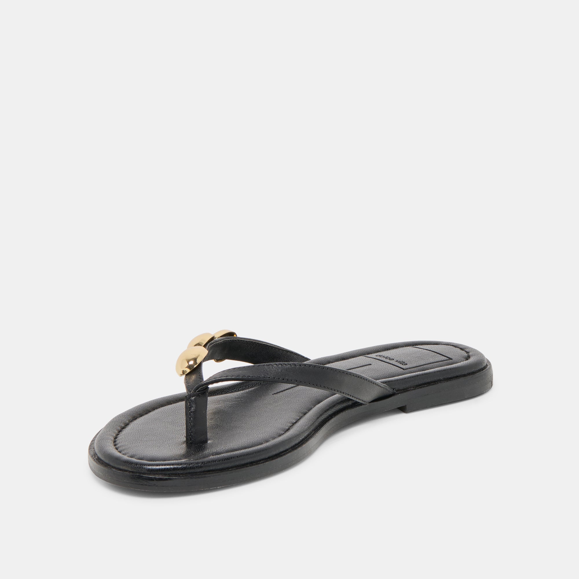 JUNY SANDALS BLACK LEATHER - Image 6