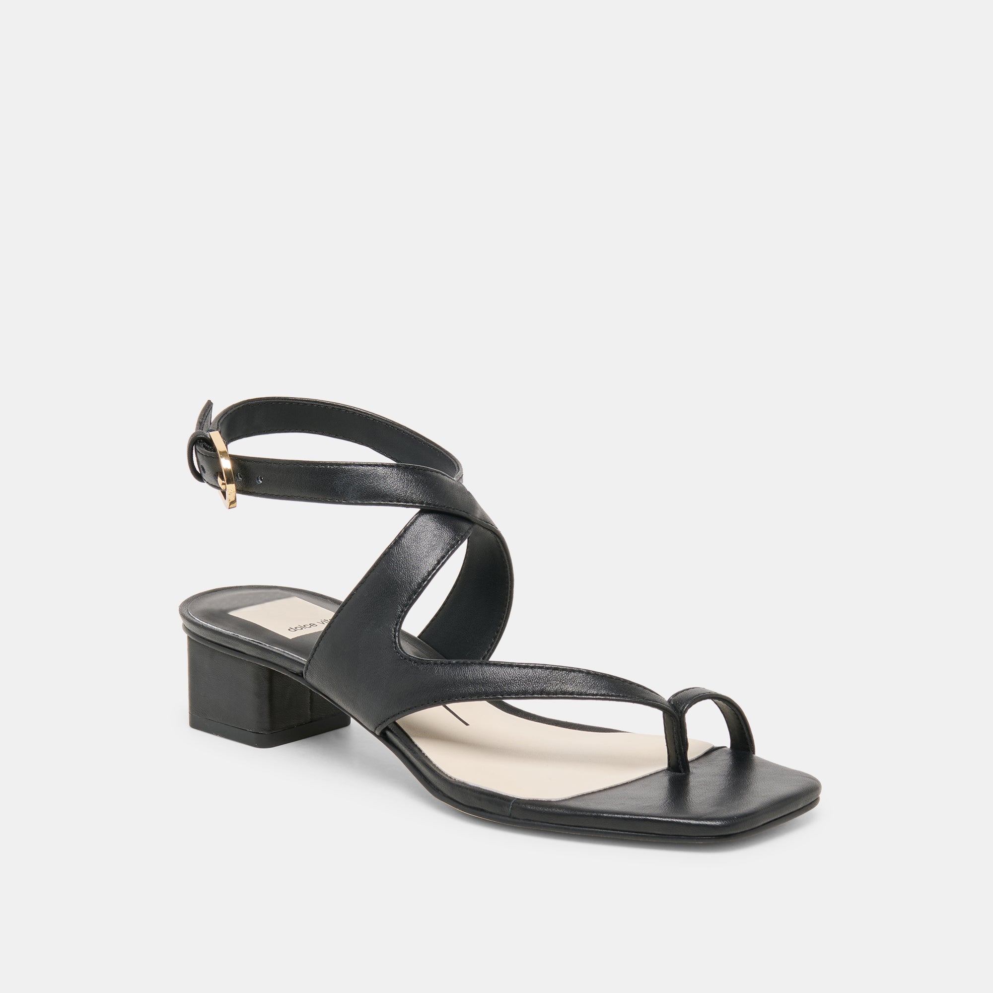 KAMEO HEELS BLACK LEATHER - Image 2