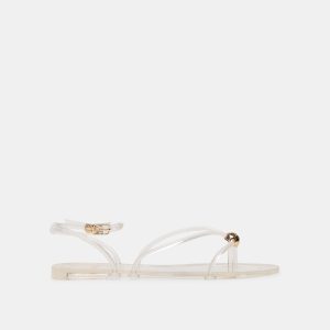 KENLEY VINYL SANDALS CRYSTAL JELLY