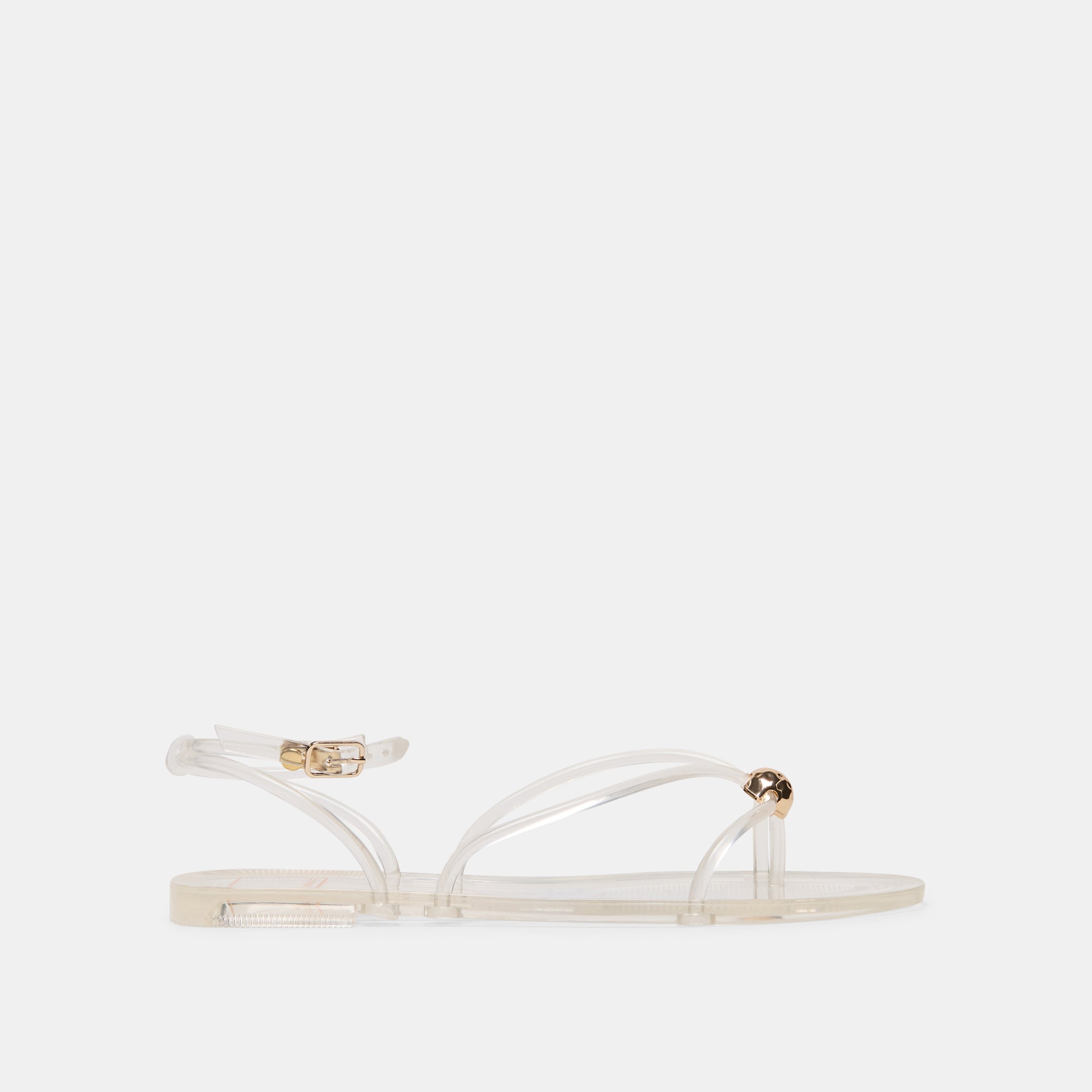 KENLEY VINYL SANDALS CRYSTAL JELLY