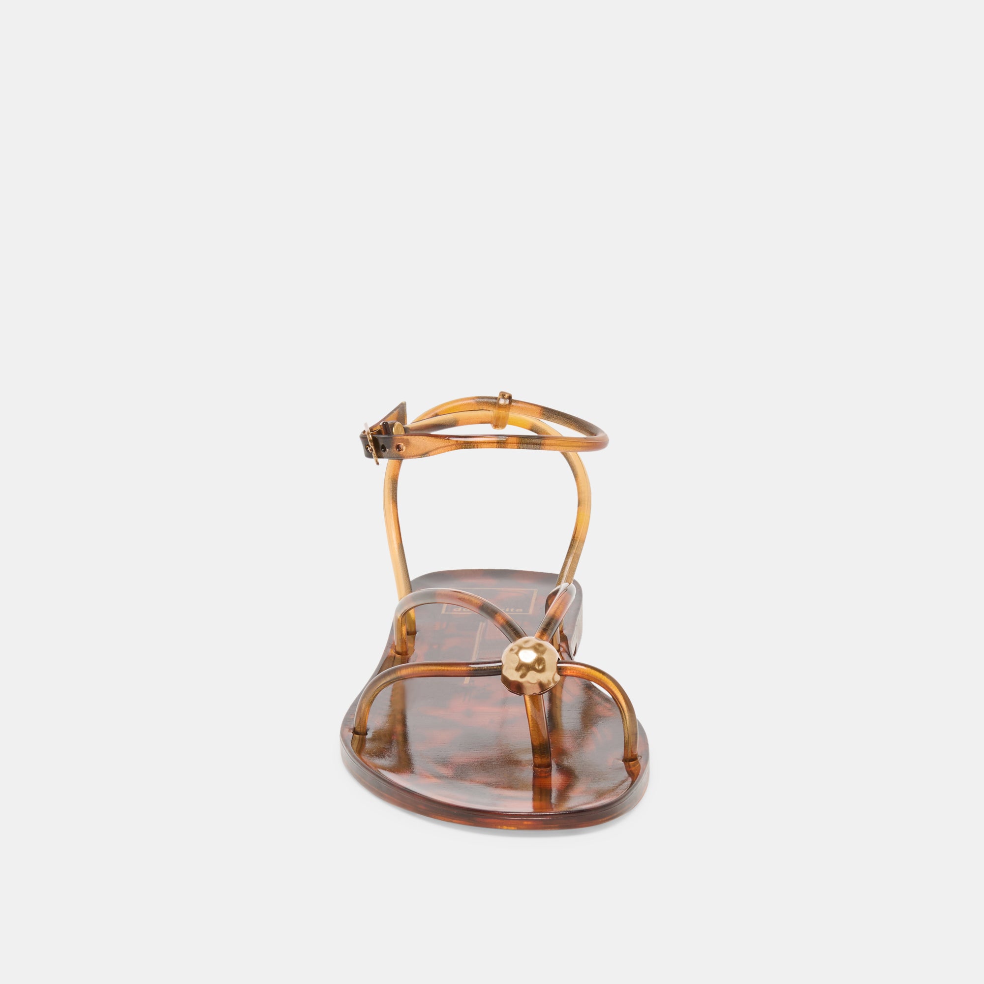 KENLEY VINYL SANDALS TORTOISE JELLY - Image 9
